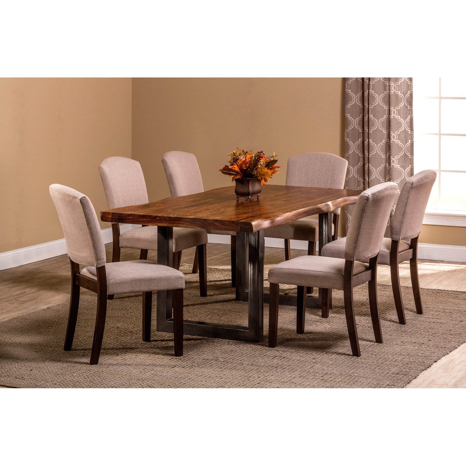 Hillsdale Furniture Clarion Wood Dining Chair Set of 2 - Distressed Gray Finish - Solid Wood Construction - Perfect for Kitchen, Dining Room, and Farmhouse Style Decor