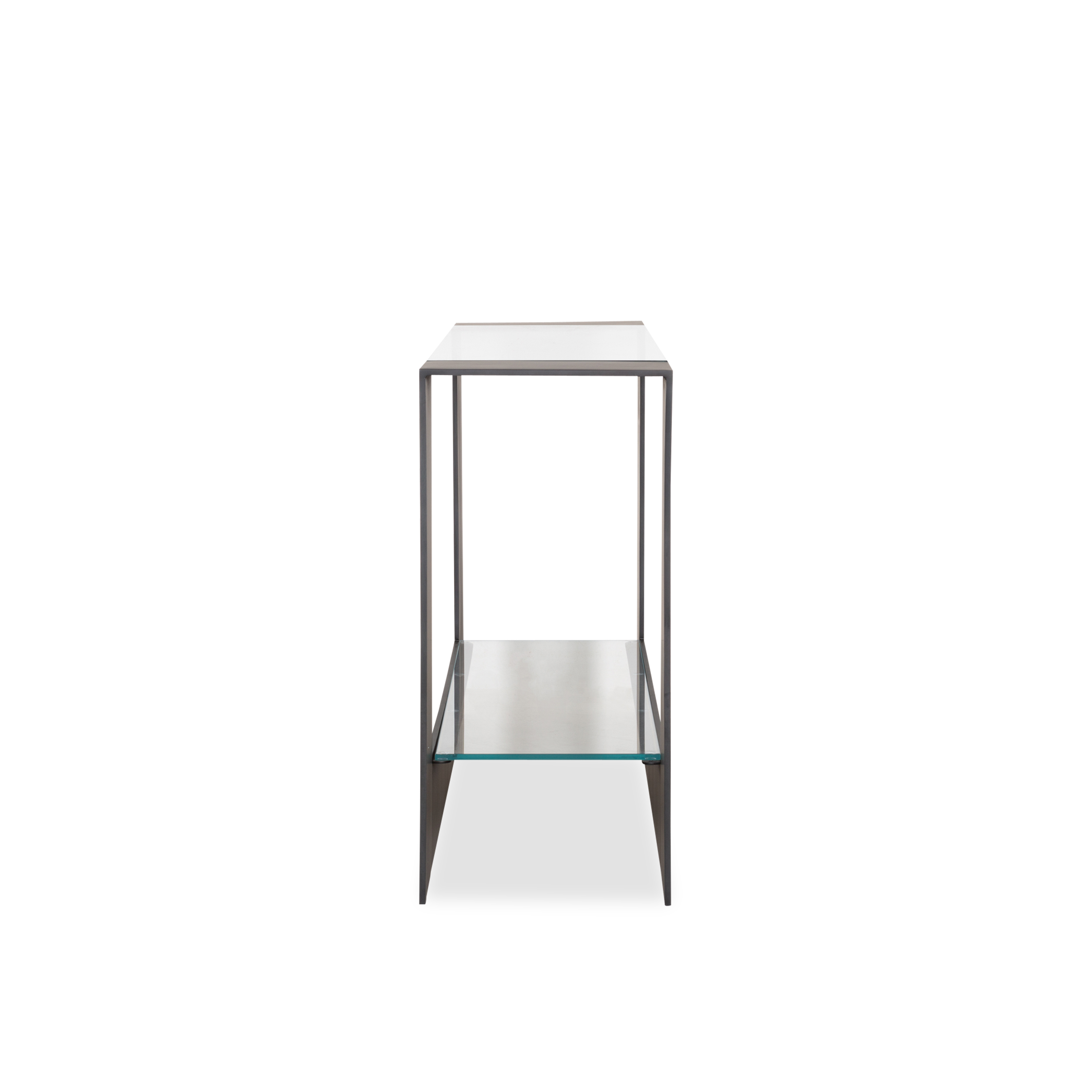 Penrose Console Table - Modern Entryway Table for Hallway, Living Room & Bedroom | Slim Design with Storage Shelf | Perfect for Small Spaces & Home Decor