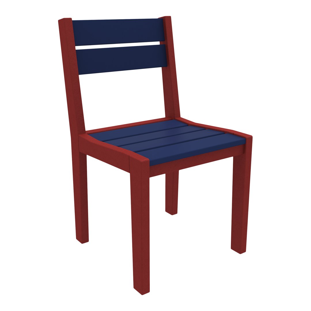 Stylish Coastline Cafe Dining Chair - Modern Wooden Bistro Chair for Kitchen, Restaurant & Patio - Perfect for Home, Cafe & Outdoor Dining