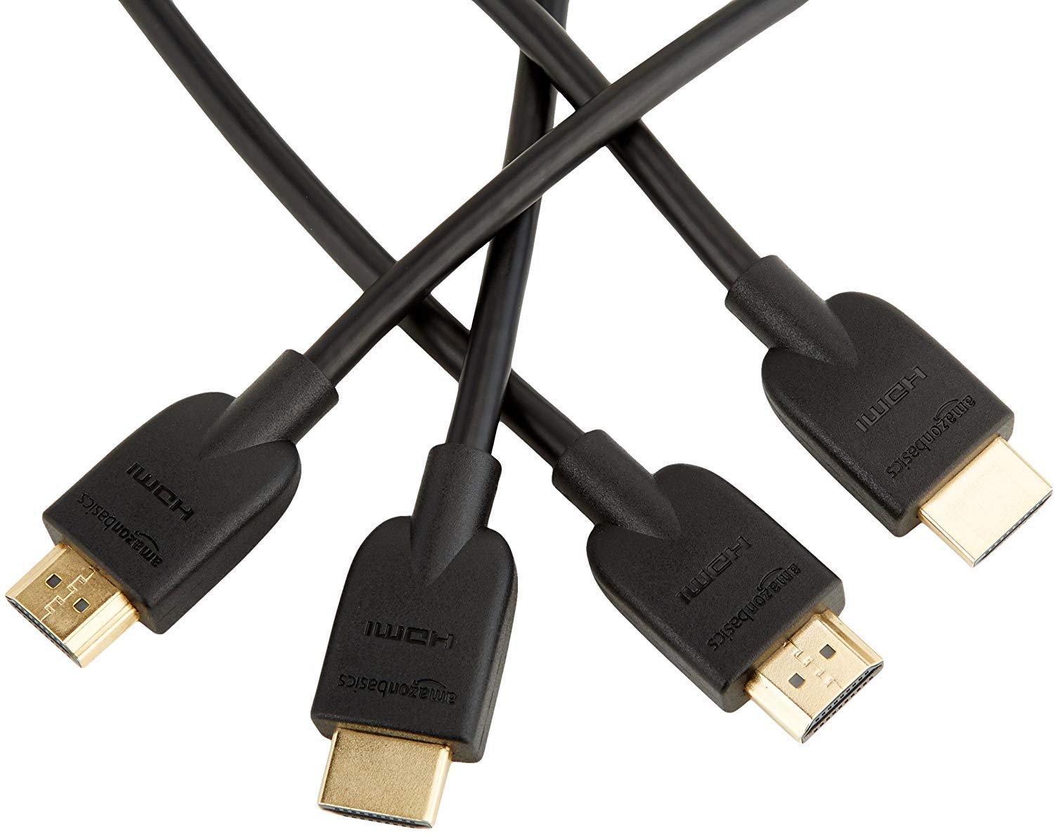 Amazon Basics High-Speed HDMI Cable 3 Feet - 18Gbps, 4K/60Hz HDR, Black - Compatible with Gaming Consoles, TV, PC, Xbox, Projector - Perfect for Home Theater, Gaming Setup and Office Presentations
