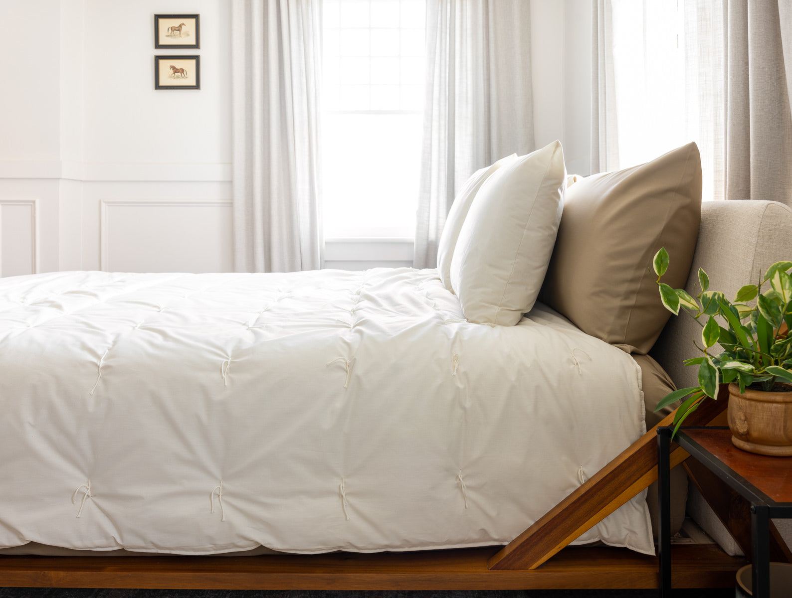 Premium 100% Wool Comforter and Pillow Set - All-Season Warmth & Hypoallergenic Bedding for Cozy Sleep - Perfect for Cold Weather, Camping, and Guest Rooms
