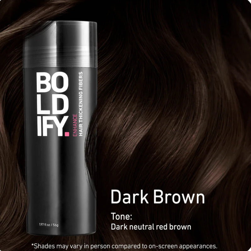 Boldify Hair Fibers for Thinning Hair - Instant Hair Thickening & Concealer for Men & Women - Natural-Looking Hair Loss Solution for Daily Use & Special Occasions