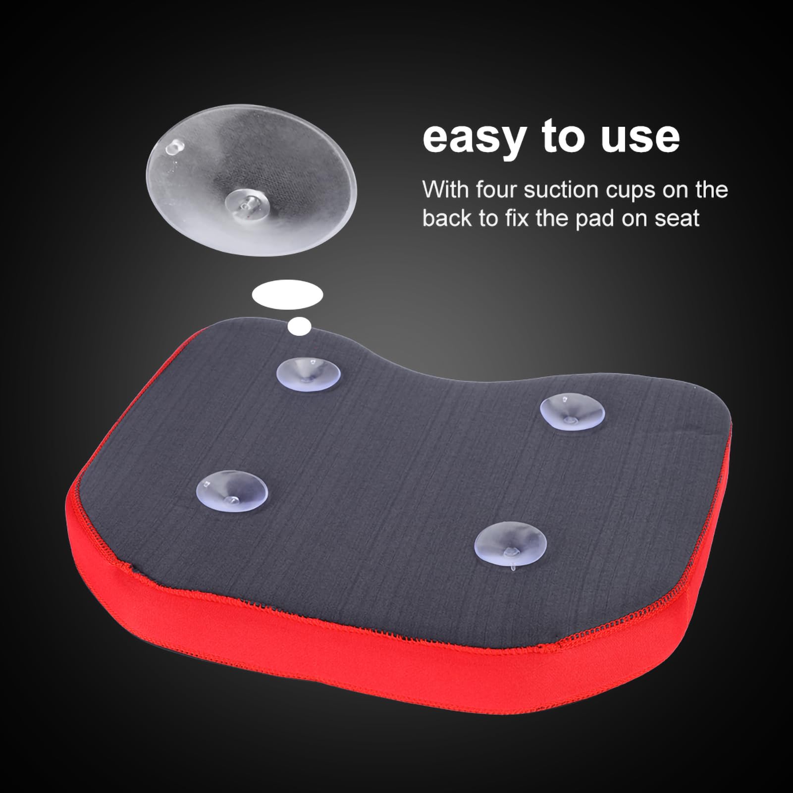 Premium Kayak Seat Cushion - Thick Comfort for Fishing & Canoeing (Flame)
