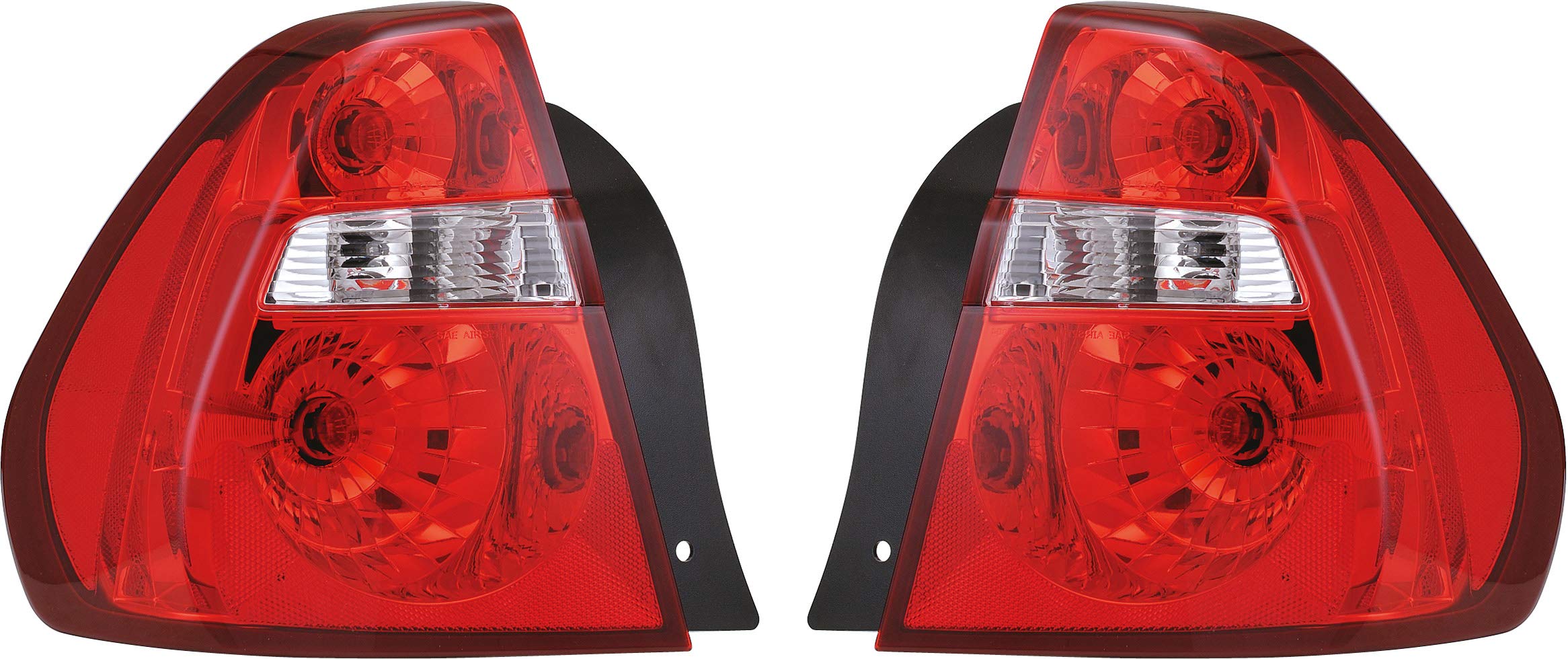 EPIC LIGHTING OE Fitment Replacement Rear Brake Tail Lights Assemblies for 2004-2008 Chevy Malibu - Left Driver & Right Passenger Side Pair - Perfect for Night Driving & Enhanced Safety