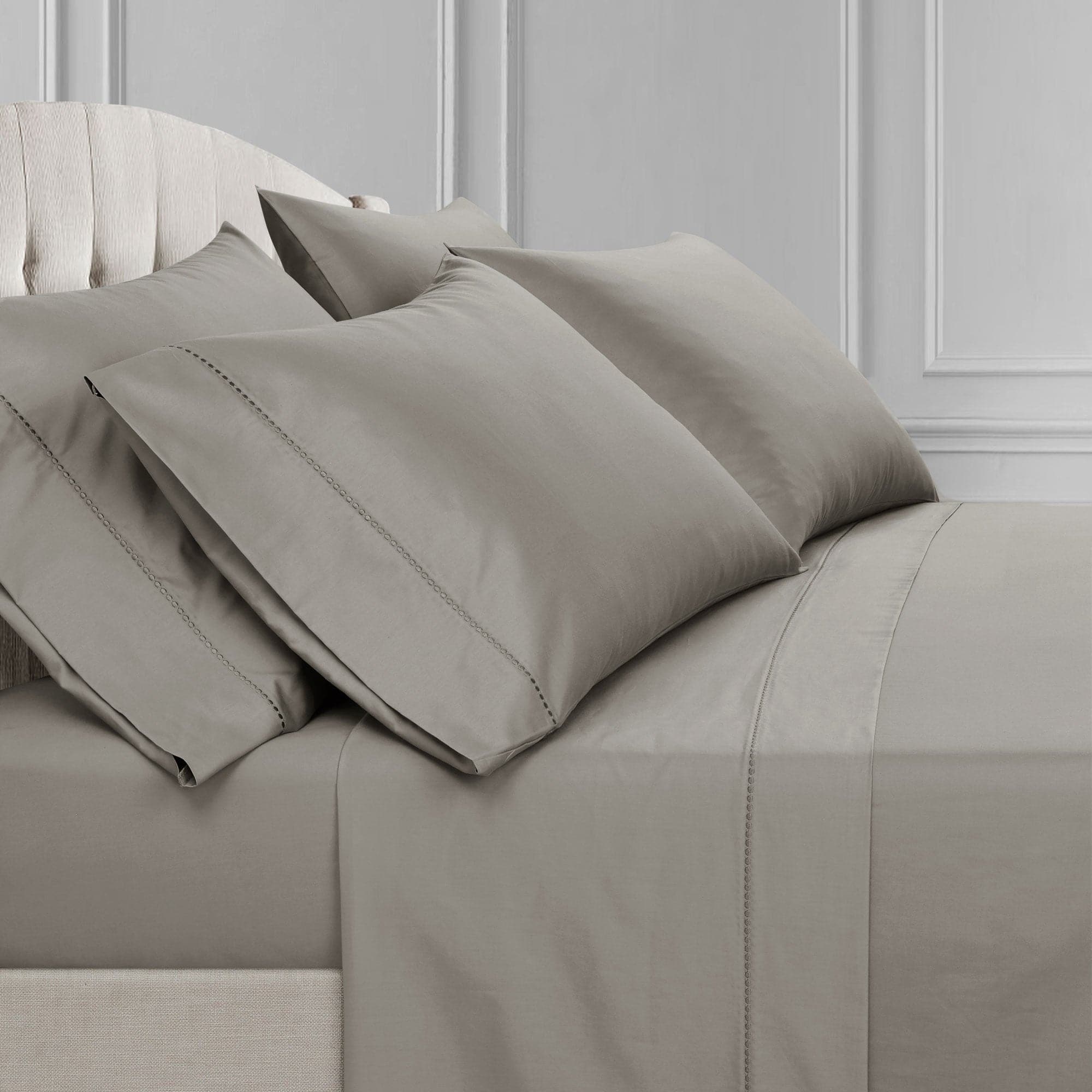 Premium Aria Dots 100% Cotton Bed Sheet Set - Soft Breathable Bedding for Comfortable Sleep - Perfect for Master Bedroom, Guest Room & Dormitory