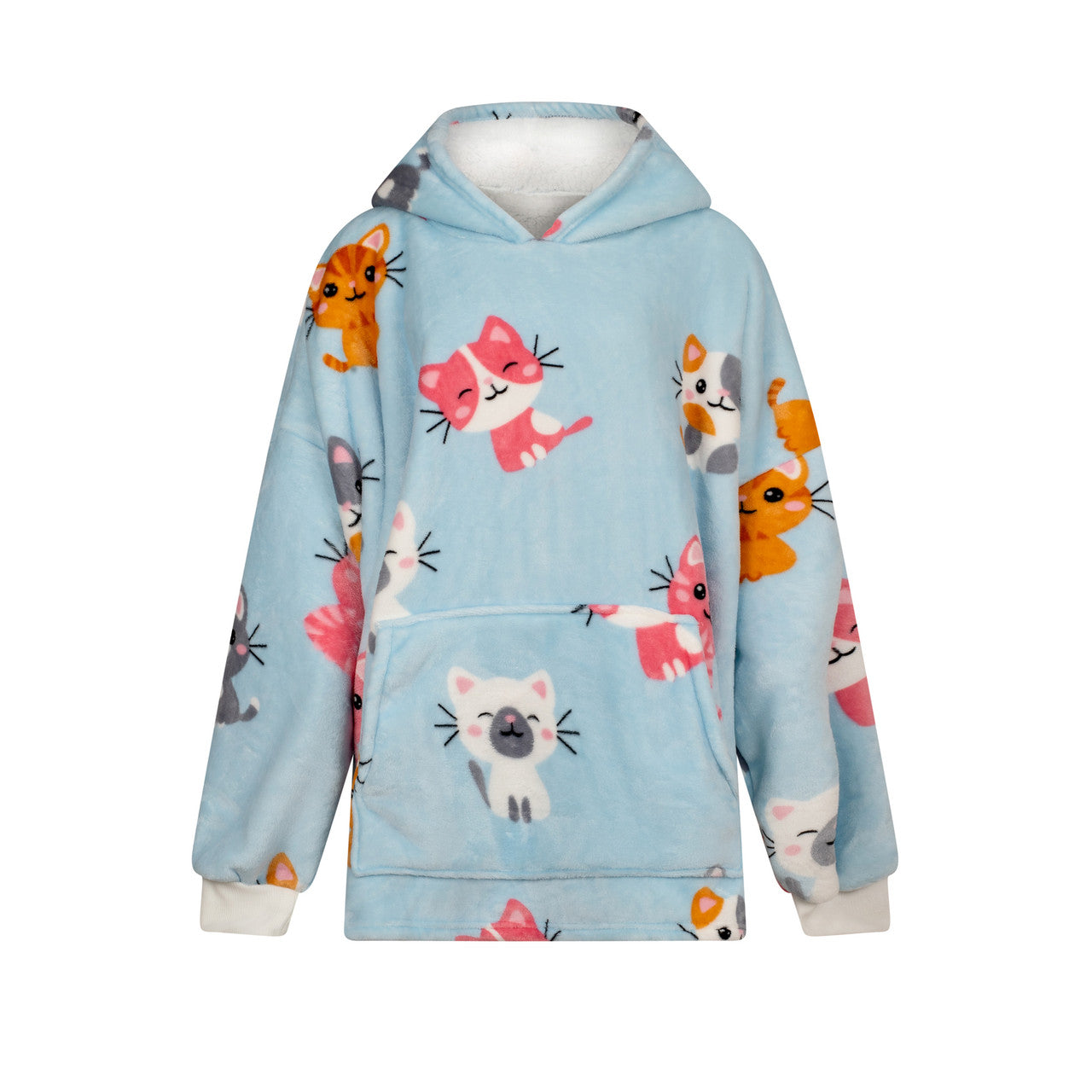 Cozy Oversized Fleece Blanket Hoodie for Women - Soft & Warm Wearable Blanket with Pockets - Perfect for Lounging, Netflix, and Cold Weather
