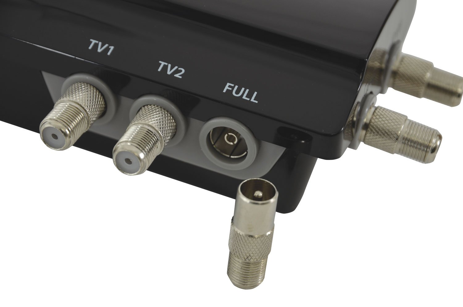 Professional 2-Way TV Signal Booster - Amplifier for Clear HD Reception in Home & Office