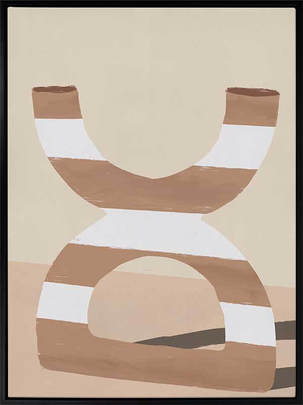 Curves I Modern Abstract Canvas Art Print - Stunning Wall Decor for Living Room, Bedroom & Office