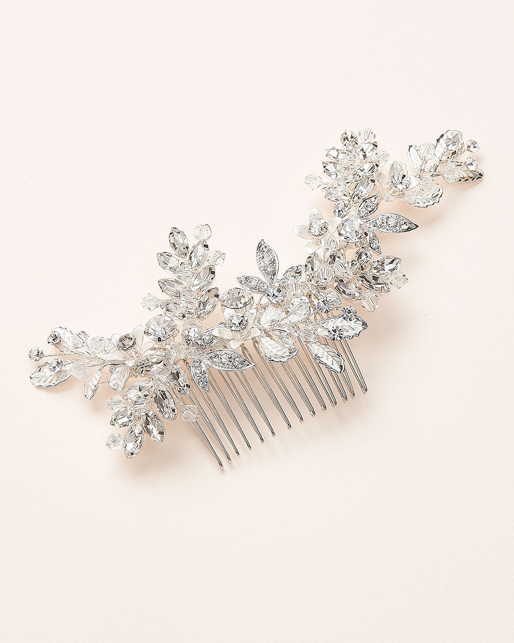 Fiona Crystal Comb - Elegant Hair Styling Comb for Women, Detangling & Shine Enhancement | Perfect for Daily Hair Care, Salon Styling & Travel