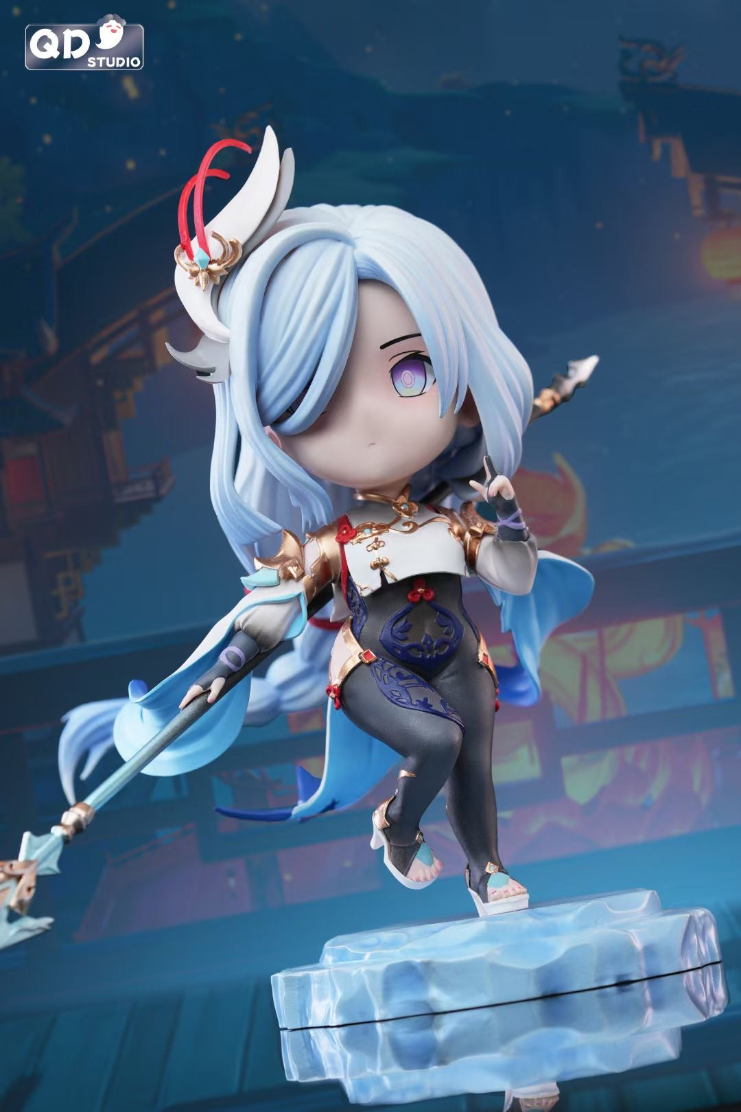 QD Studio Genshin Impact Shen He Cosplay Costume - Premium Quality Game Character Outfit for Halloween, Anime Conventions & Cosplay Events