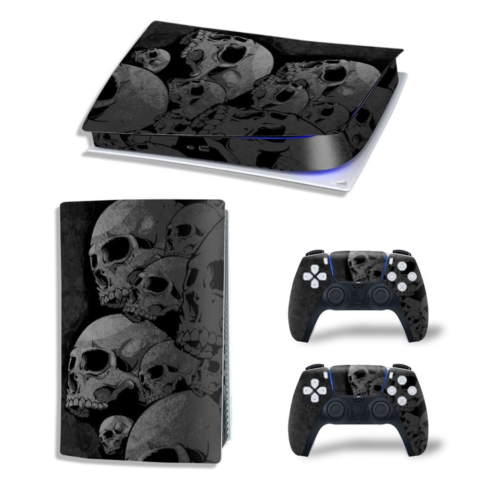 Anime PS5 Digital Edition Vinyl Skin Wrap - Scratch-Resistant, Bubble-Free, Durable Console & 2 Controller Decals for Gaming Protection | Perfect for PS5 Customization & Gaming Setups