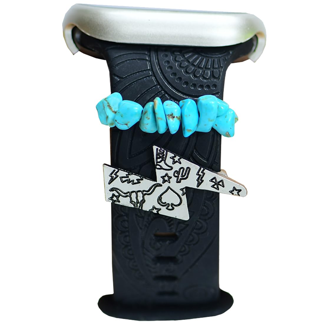 Elegant Diamond Watch Band Charms for Women - Decorative Rings & Loops Compatible with Apple Watch 49mm/45mm/44mm/42mm/41mm/40mm - Perfect for Daily Wear, Gifts & Fashion Accessories