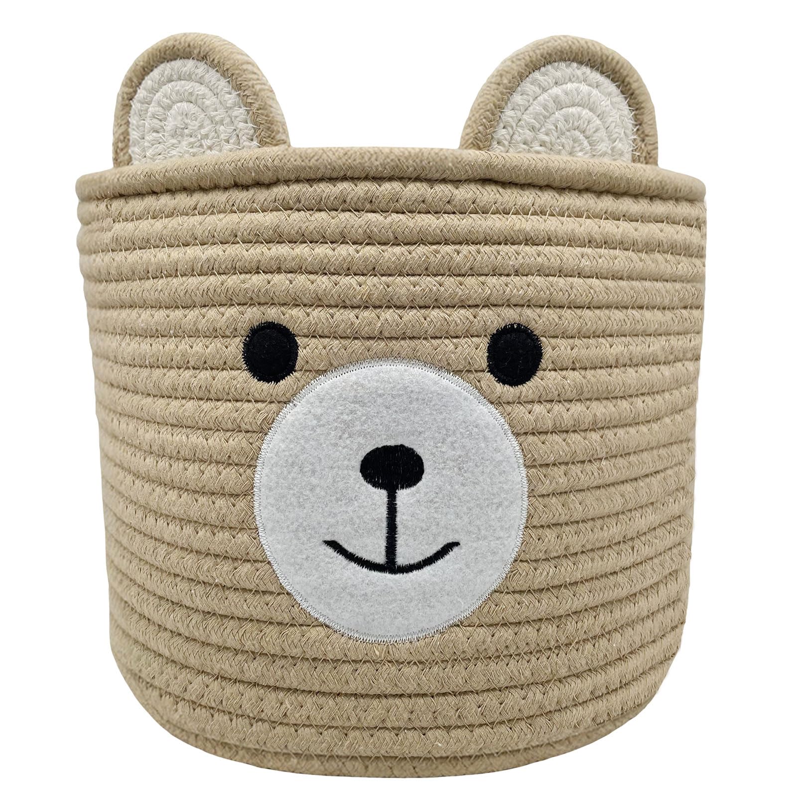 Bear-Shaped Nursery Storage Basket - 10