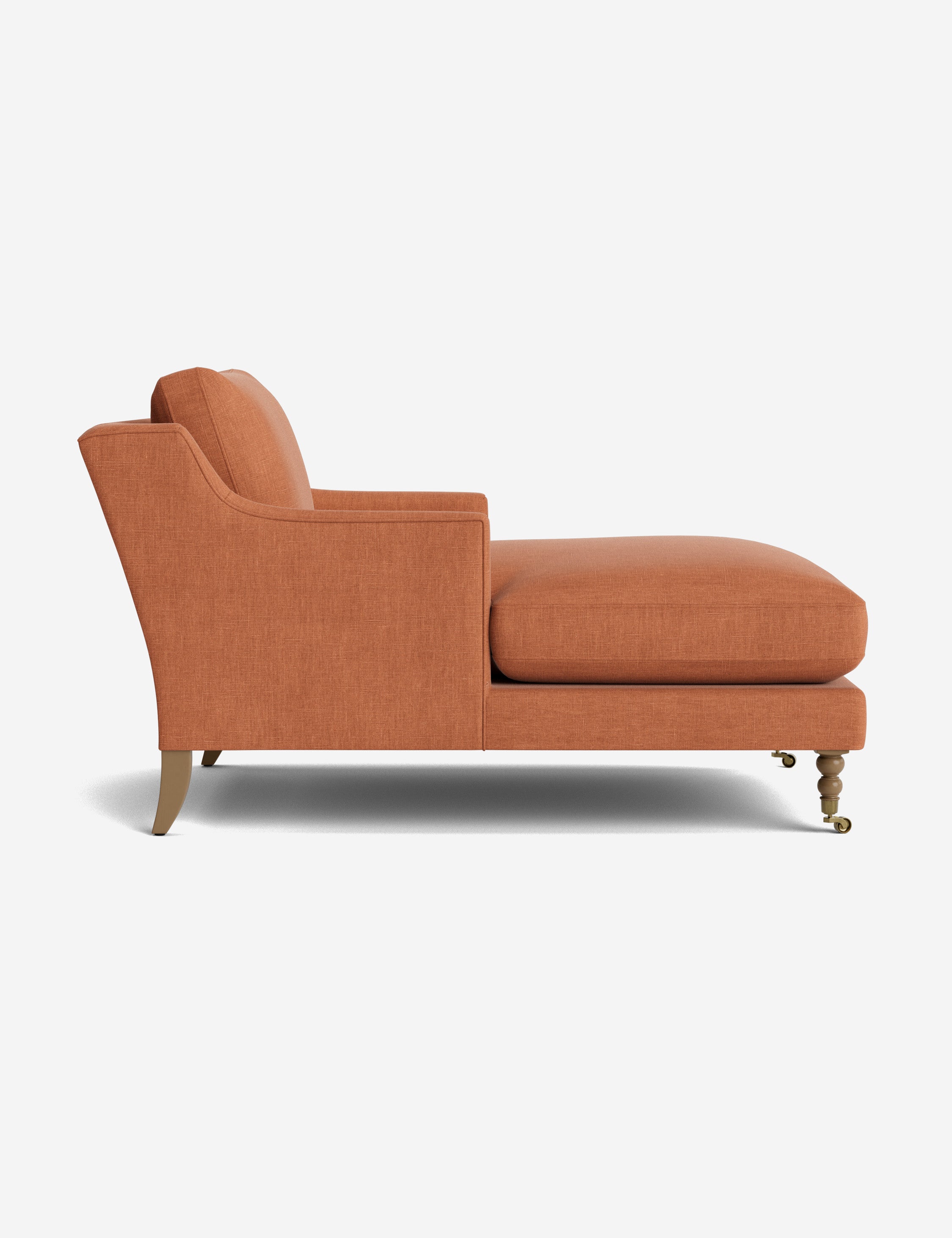 Fabienne Chaise Lounge Chair - Modern Accent Chair for Living Room, Bedroom & Office - Stylish Mid-Century Design with Upholstered Seat and Wooden Legs - Perfect for Relaxing, Reading & Home Decor
