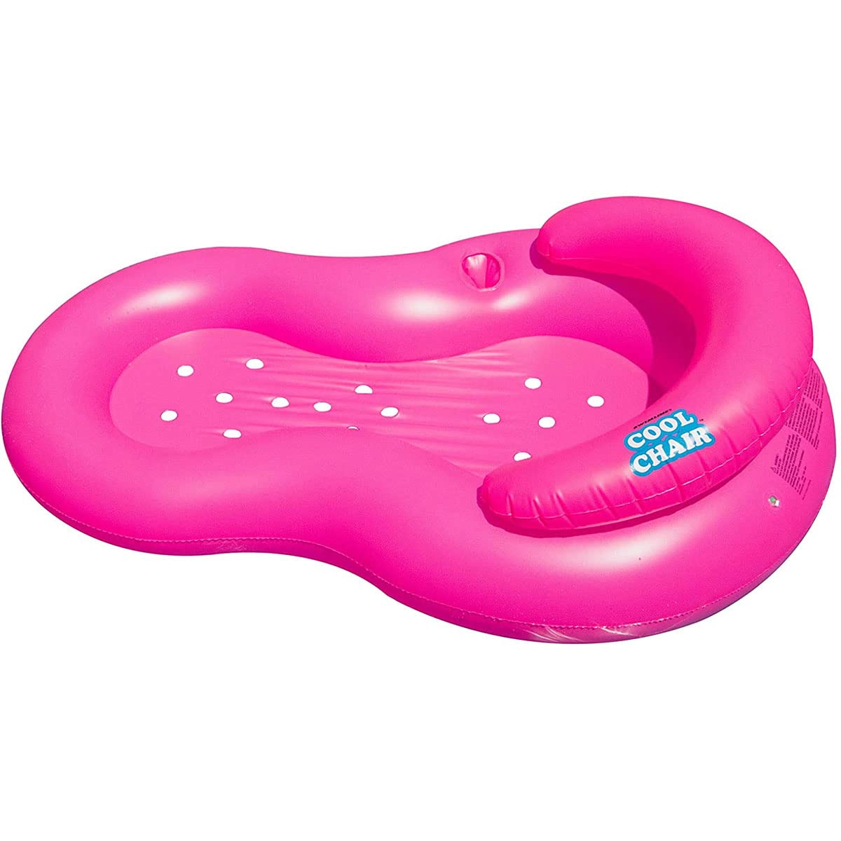 Swimline Cool Chair - Lightweight Portable Folding Beach Chair with Cup Holder, Pink - Perfect for Poolside, Beach, Camping & Outdoor Relaxation
