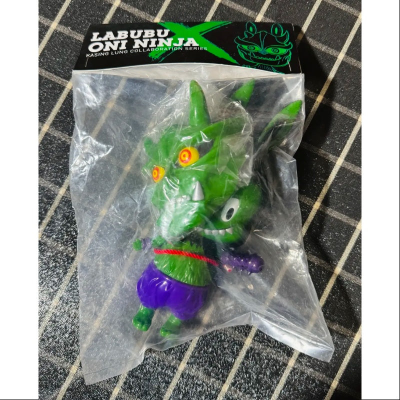 Labubu The Monsters X Oni Ninja Green Action Figure - 2019 Limited Edition Collectible Toy for Anime Fans | Perfect for Display, Gift Giving & Pop Culture Collections
