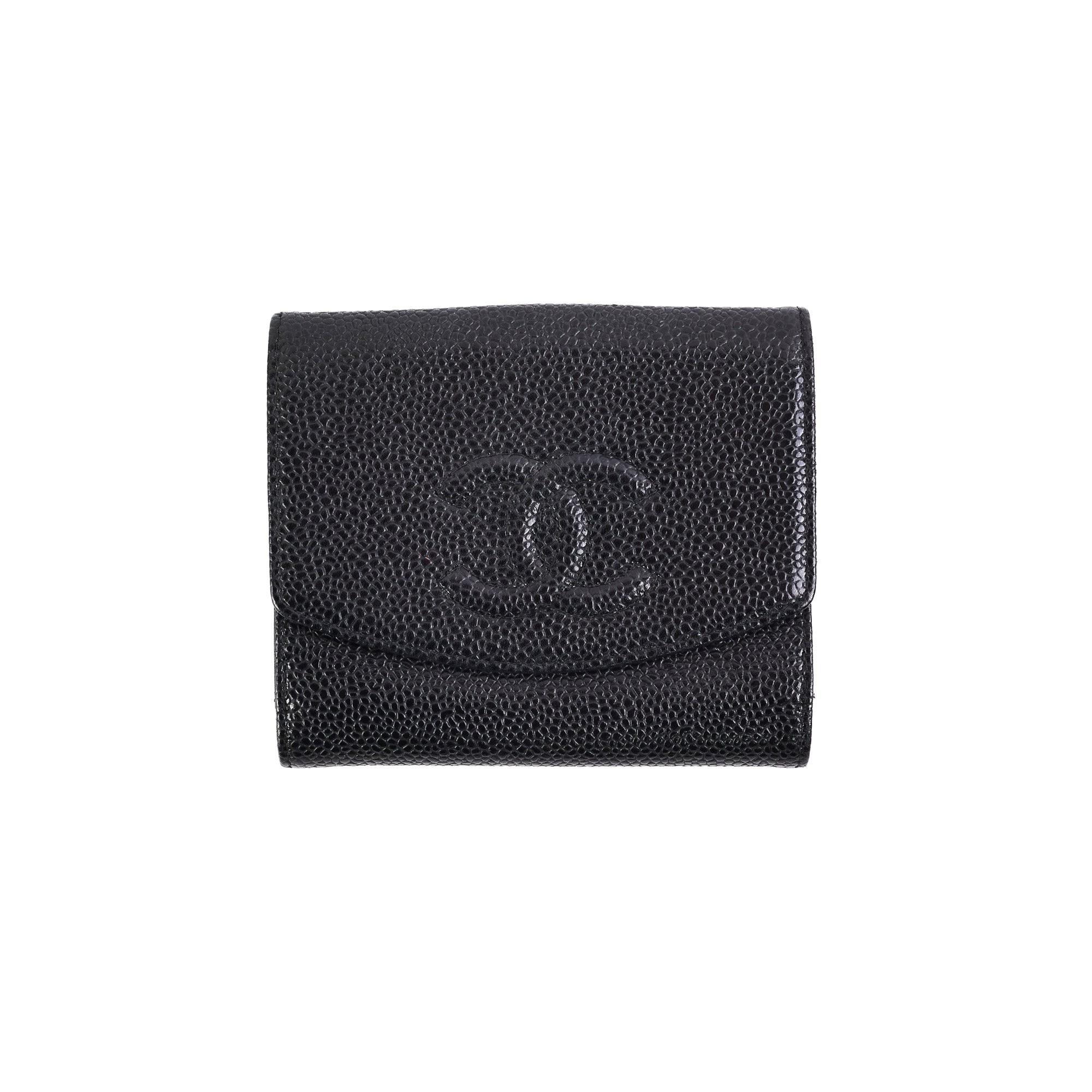 Chanel Caviar Timeless Wallet Black - Luxury Leather Wallet for Women - Perfect for Everyday Use & Special Occasions