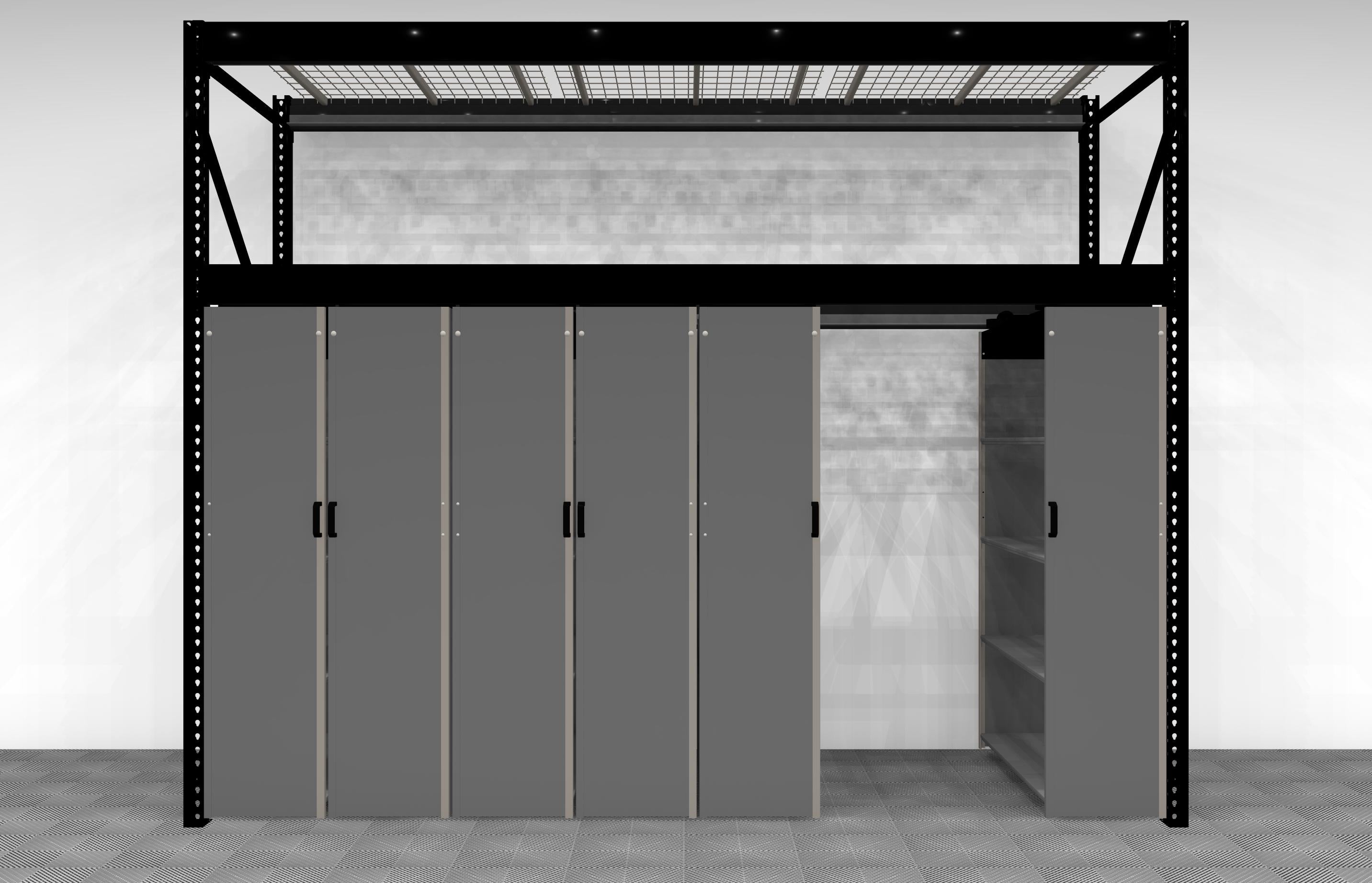 Levrack Heavy Duty Storage Shelving Units - Durable Metal Shelves for Garage, Warehouse & Home Organization