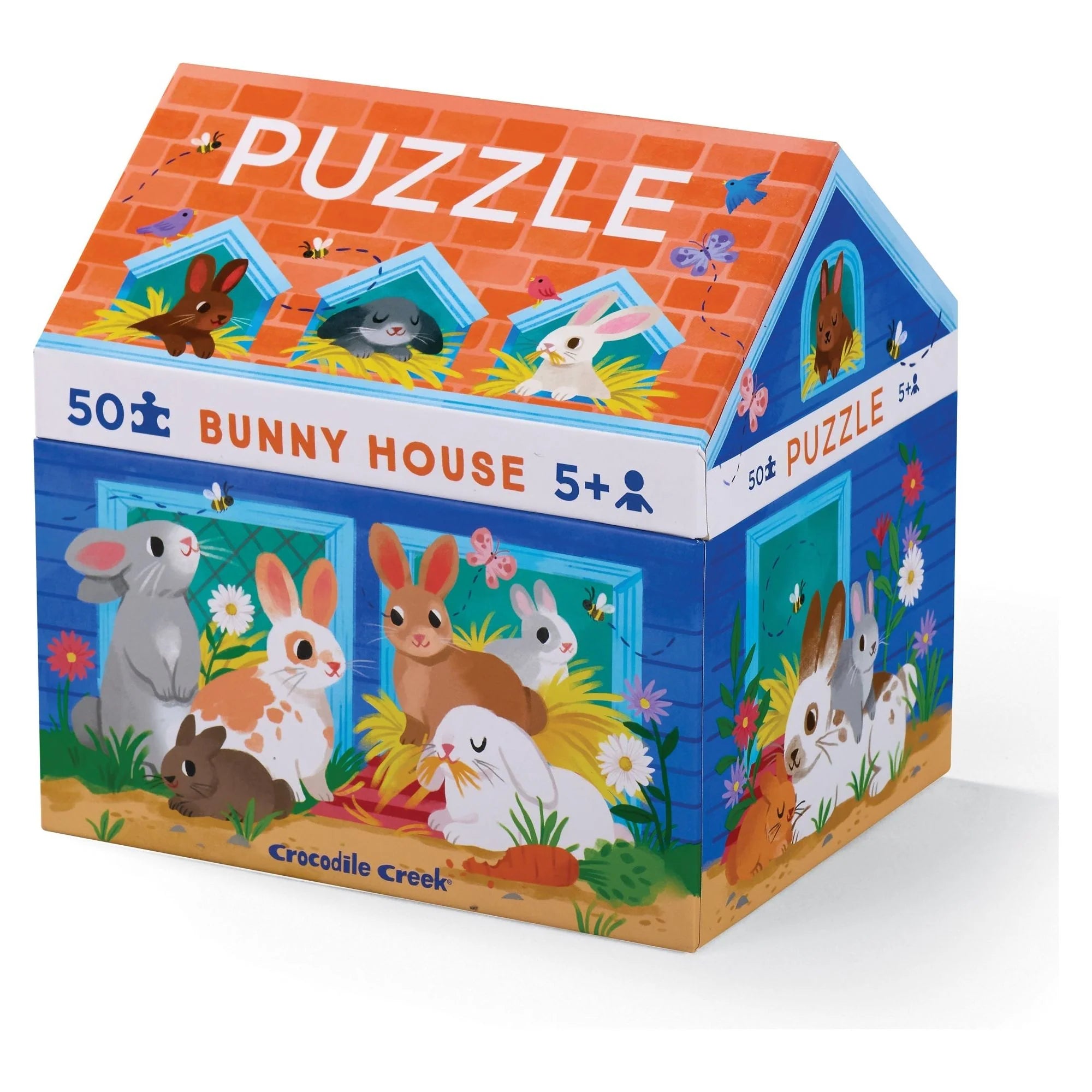 Bunny House Pz50 - Cozy Pet Rabbit Hutch with Chew-Proof Design for Indoor & Outdoor Use - Perfect for Small Animals Like Rabbits, Guinea Pigs, and Hamsters