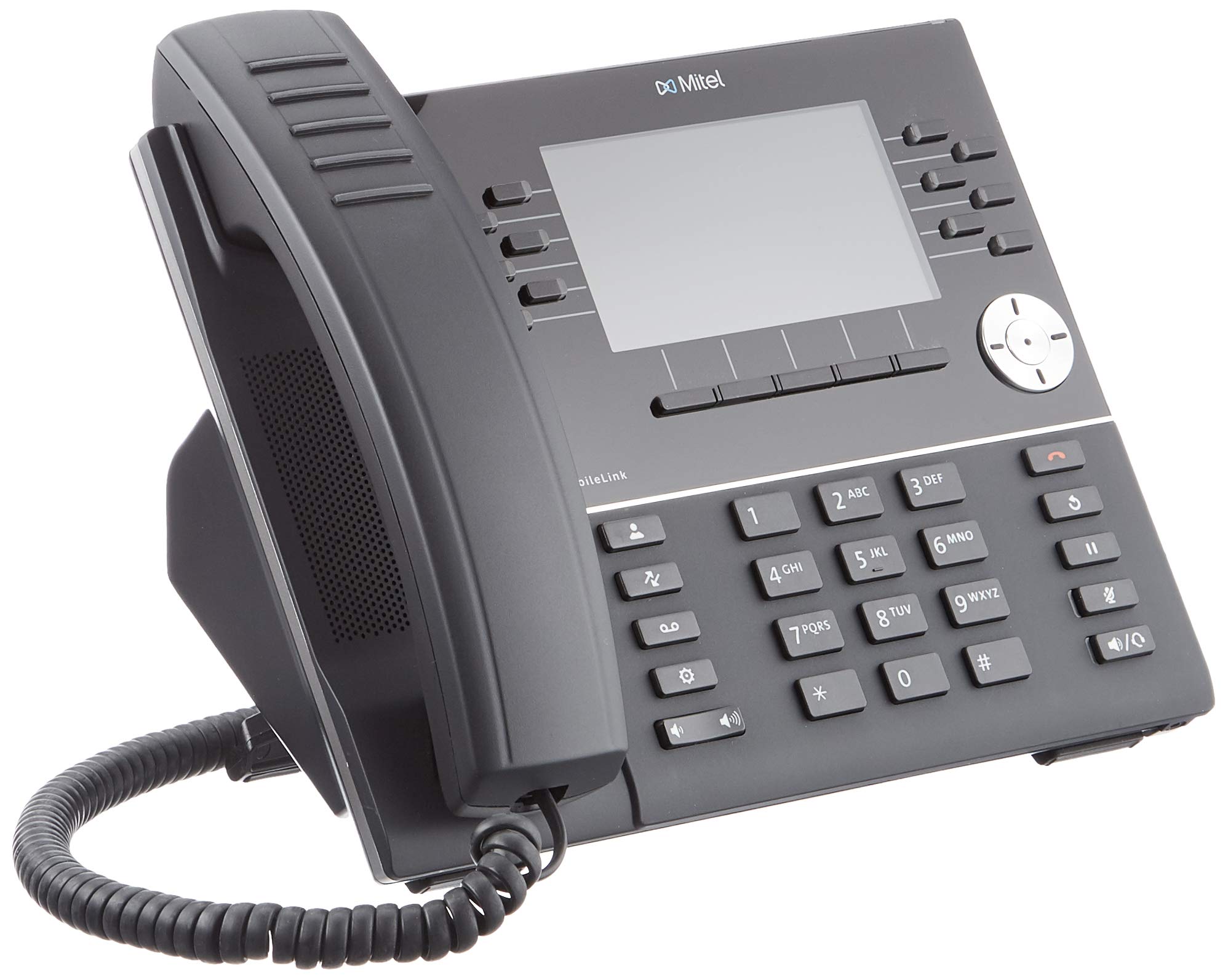 Mitel MiVoice 6930 IP Phone (50006769) - Business VoIP Desk Phone with HD Audio, 12 Line Keys - Ideal for Office & Remote Work Communication