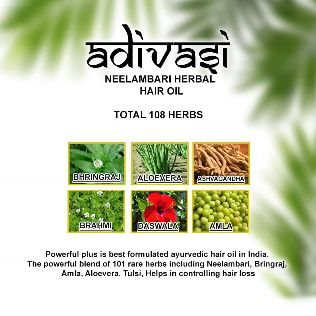 Mamordica Adiwasi Pure Ayurvedic Hair Oil for Hair Growth & Strength - 250ml | Natural Ayurvedic Treatment for Thicker, Healthier Hair | Perfect for Daily Scalp Massage & Hair Care Routine