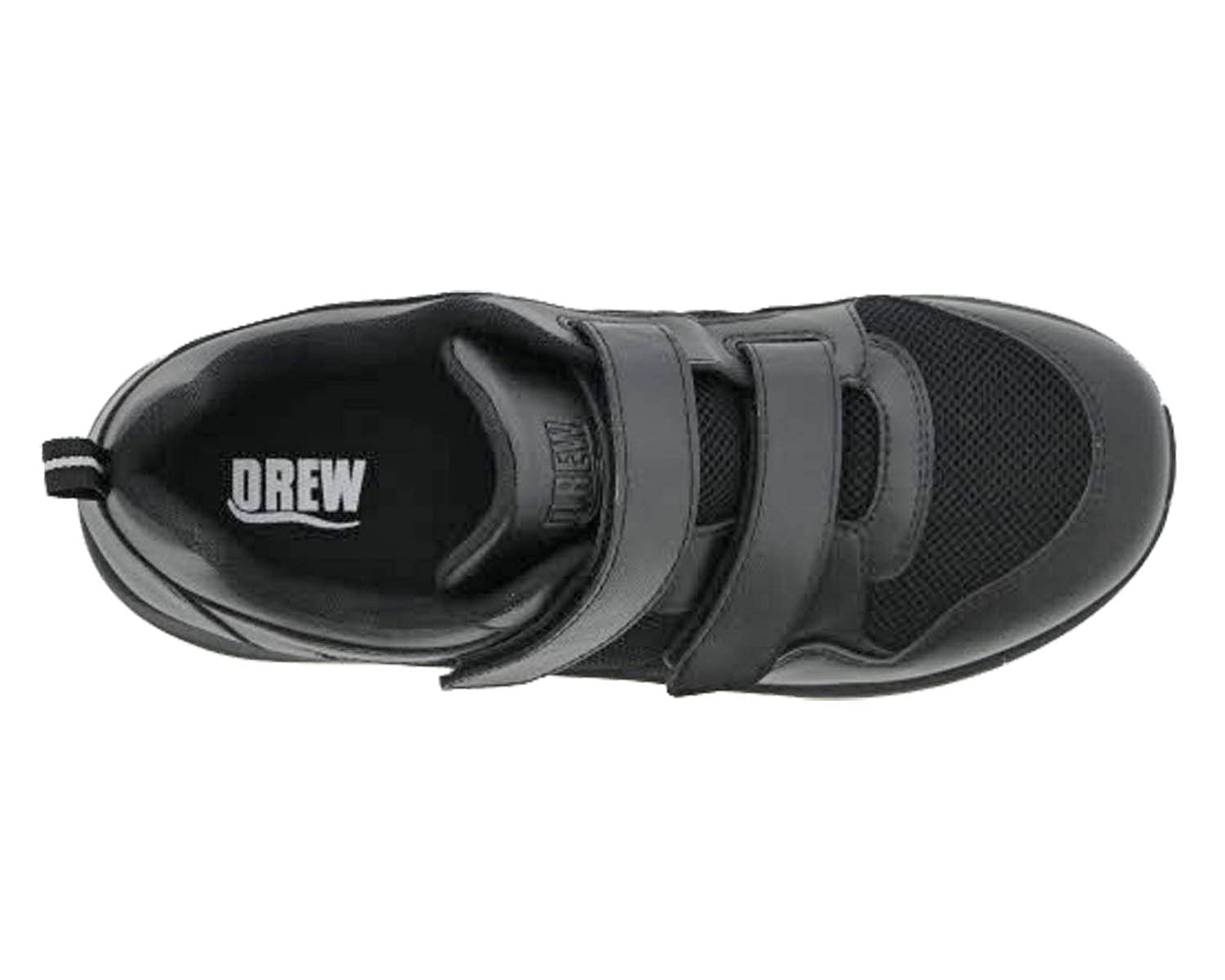 Drew Contest Men's Non-Slip Athletic Shoes with Hook & Loop Closure - Perfect for Running, Gym Workouts & Outdoor Activities