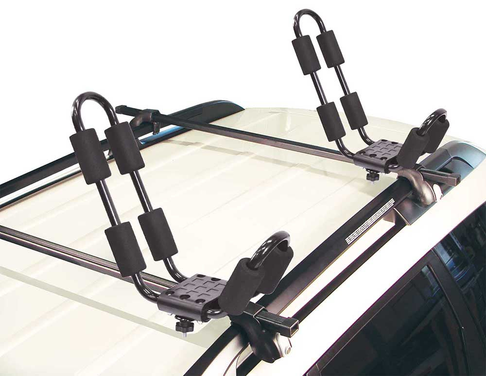 EcoRack J Style Kayak Carrier - Heavy Duty Roof Rack for Canoes & Kayaks - Secure Transport for Outdoor Adventures - Perfect for Camping, Fishing & Water Sports