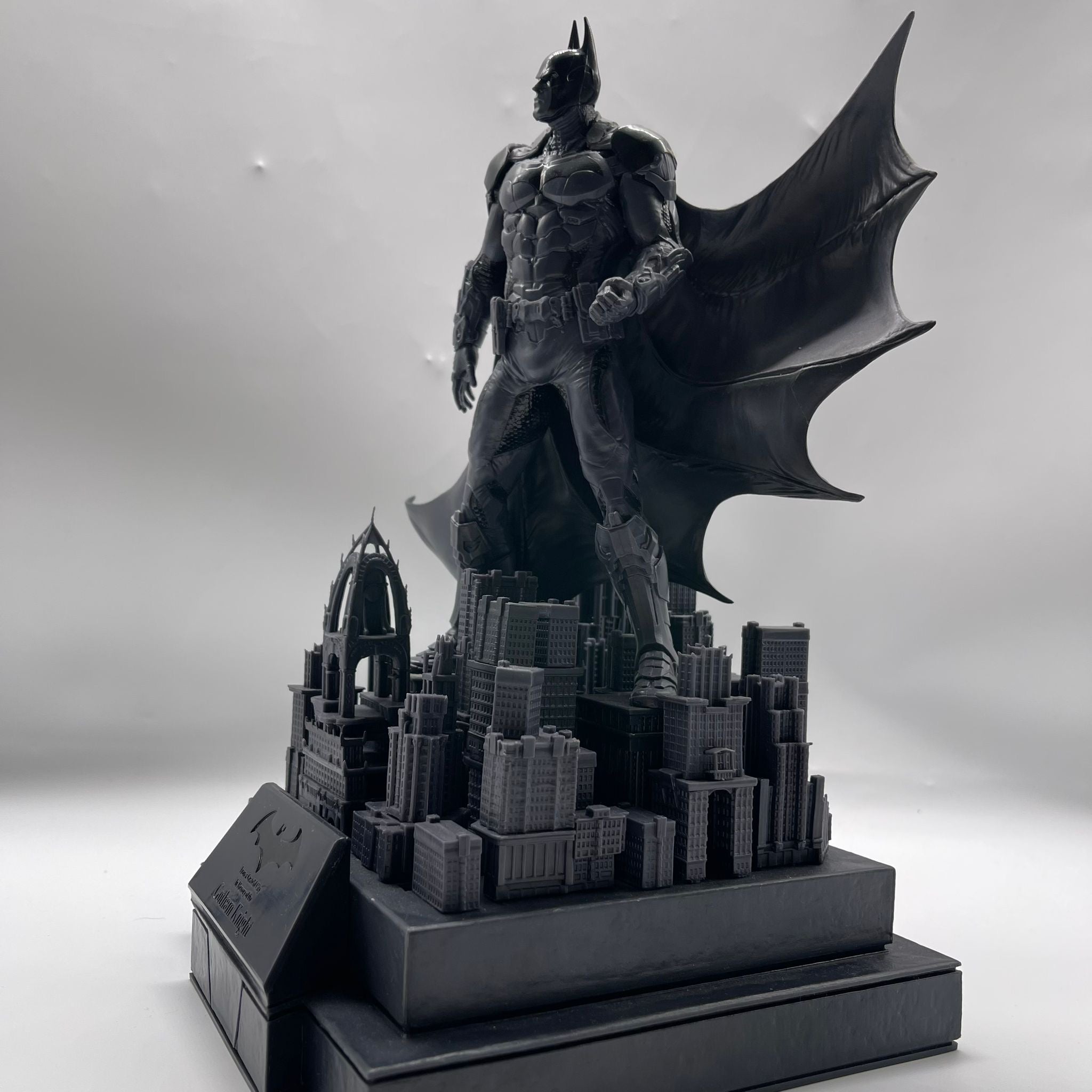 Batman Arkham Knight Collector's Edition Gotham City Figure with LED Light - Perfect for DC Comics Fans, Gaming Collectibles & Home Decor Display