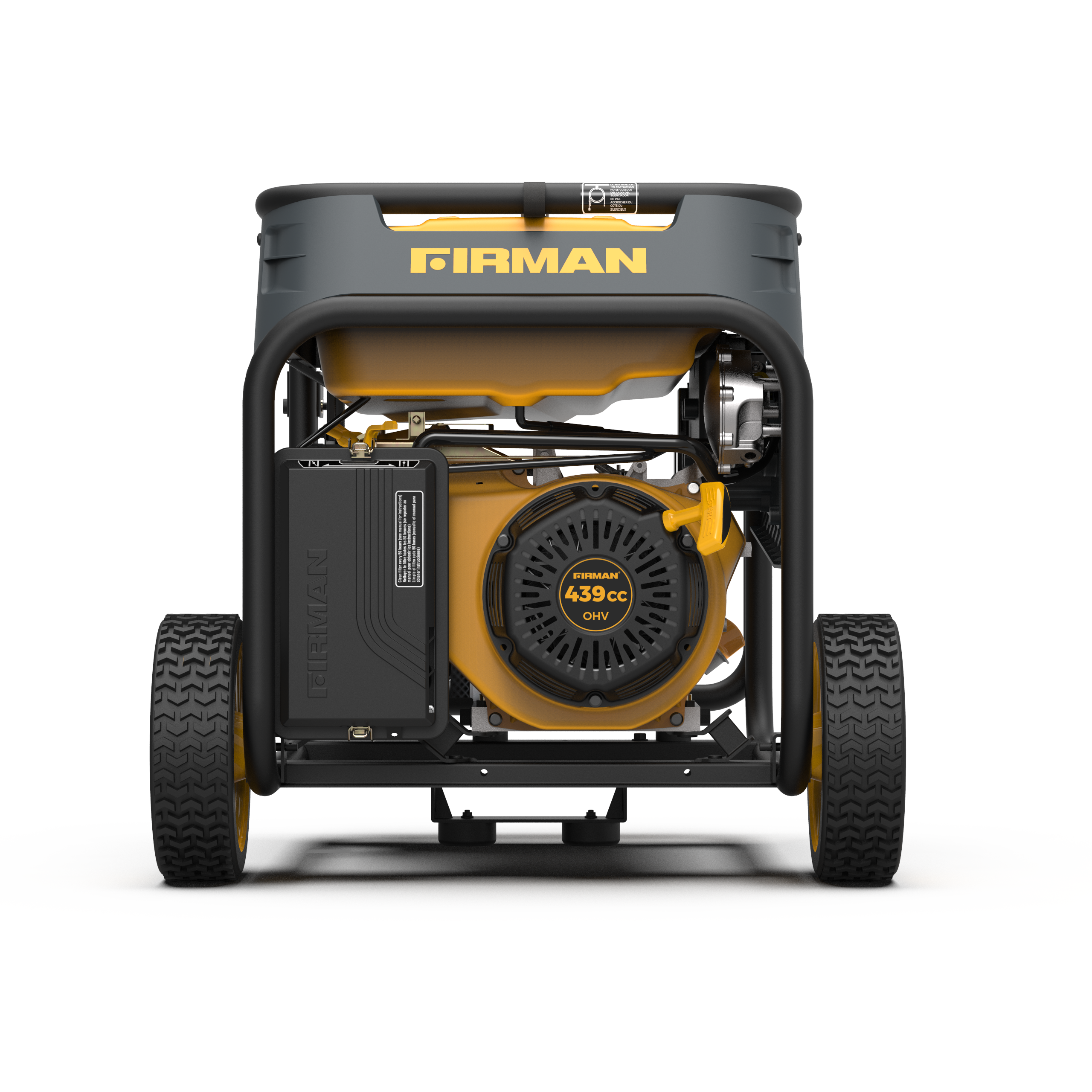 5700W Dual Fuel Portable Generator with Recoil Start - 120V/240V Output for Camping, Emergency Power & Outdoor Activities