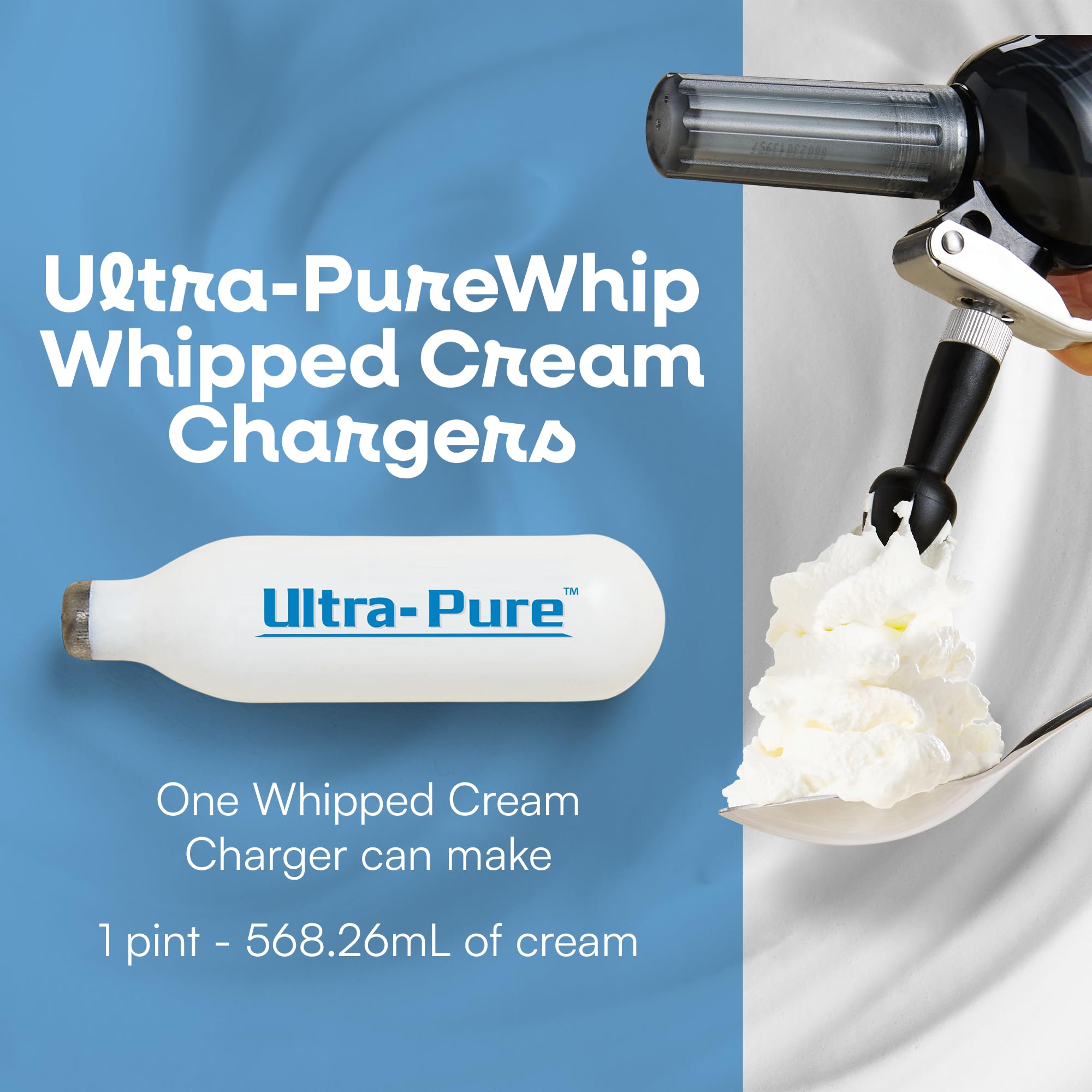 Premium Aluminum Whipped Cream Dispenser with 3 Nozzles & Cleaning Brush | Professional Whipped Cream Maker with Clear Lid | Easy to Use & Clean 1 Pint Cream Whipper for Home Baking, Coffee, Desserts & Cocktails | Black (Ideal for Cakes, Hot Chocolate, Milkshakes & Party Decorations)