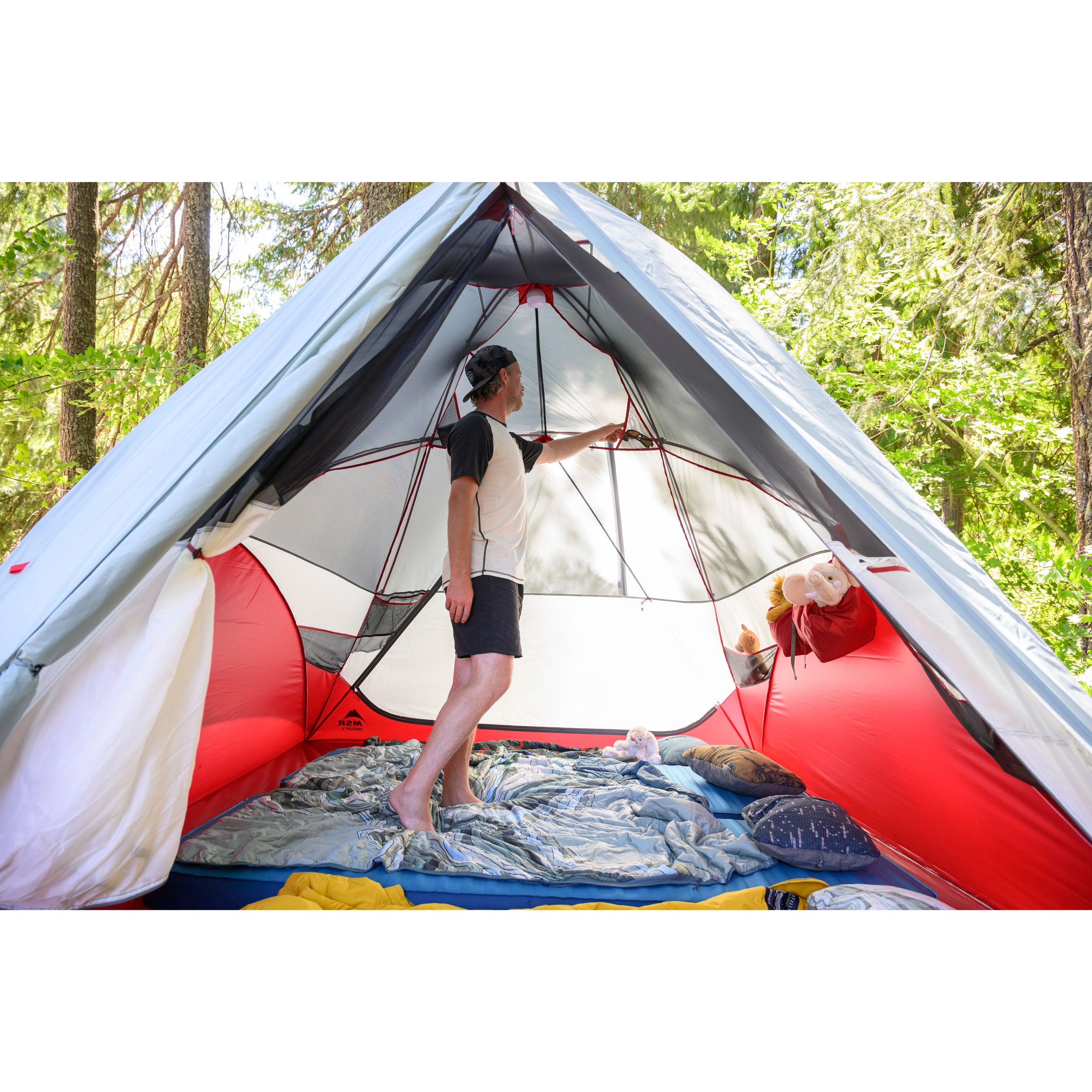 MSR Habiscape 6-Person Tent - Lightweight Backpacking & Camping Tent for Family Outdoor Adventures, Hiking, and Festivals