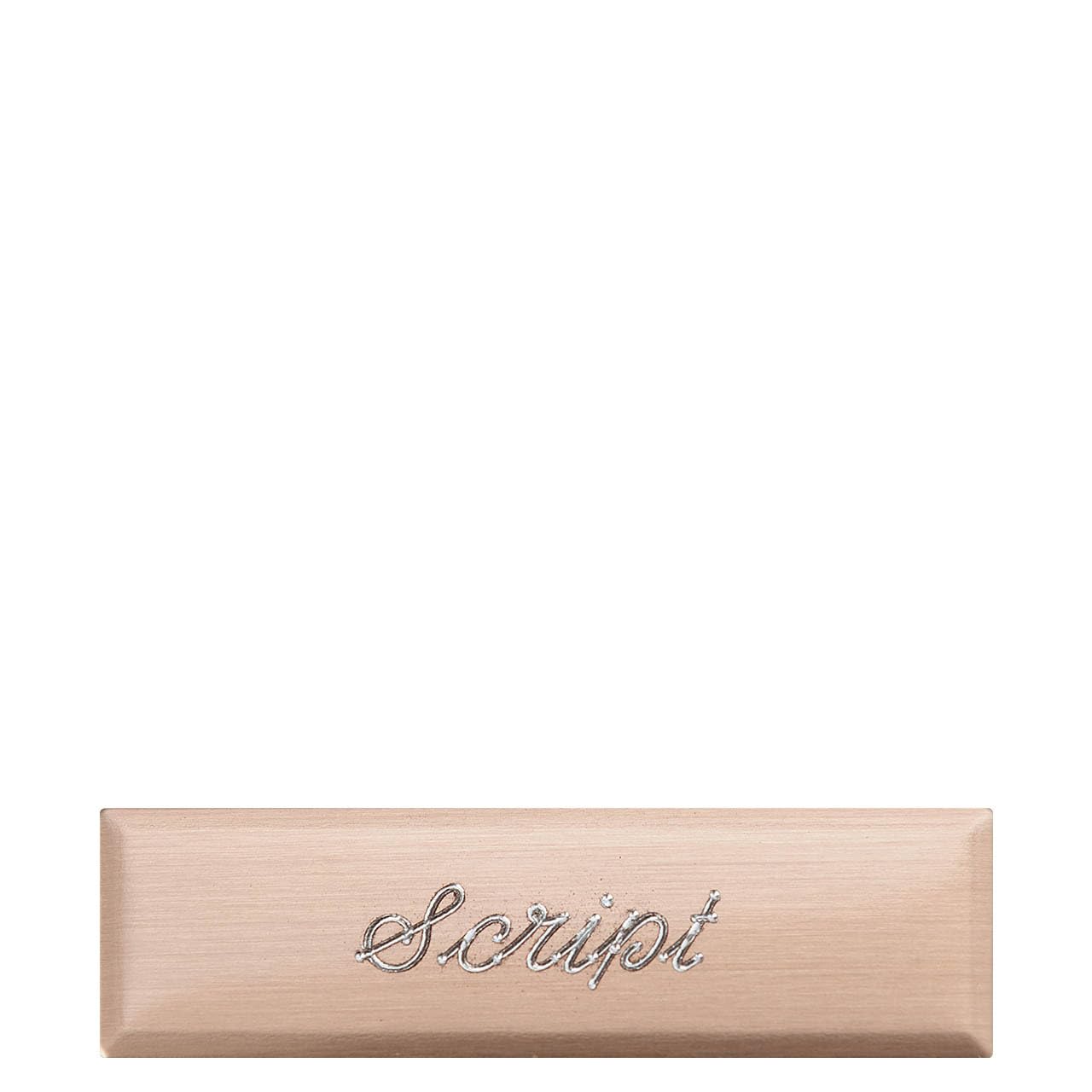 FranklinCovey Rose Gold Nameplate - Elegant Personalized Name Badge for Business Professionals, Office Meetings & Networking Events