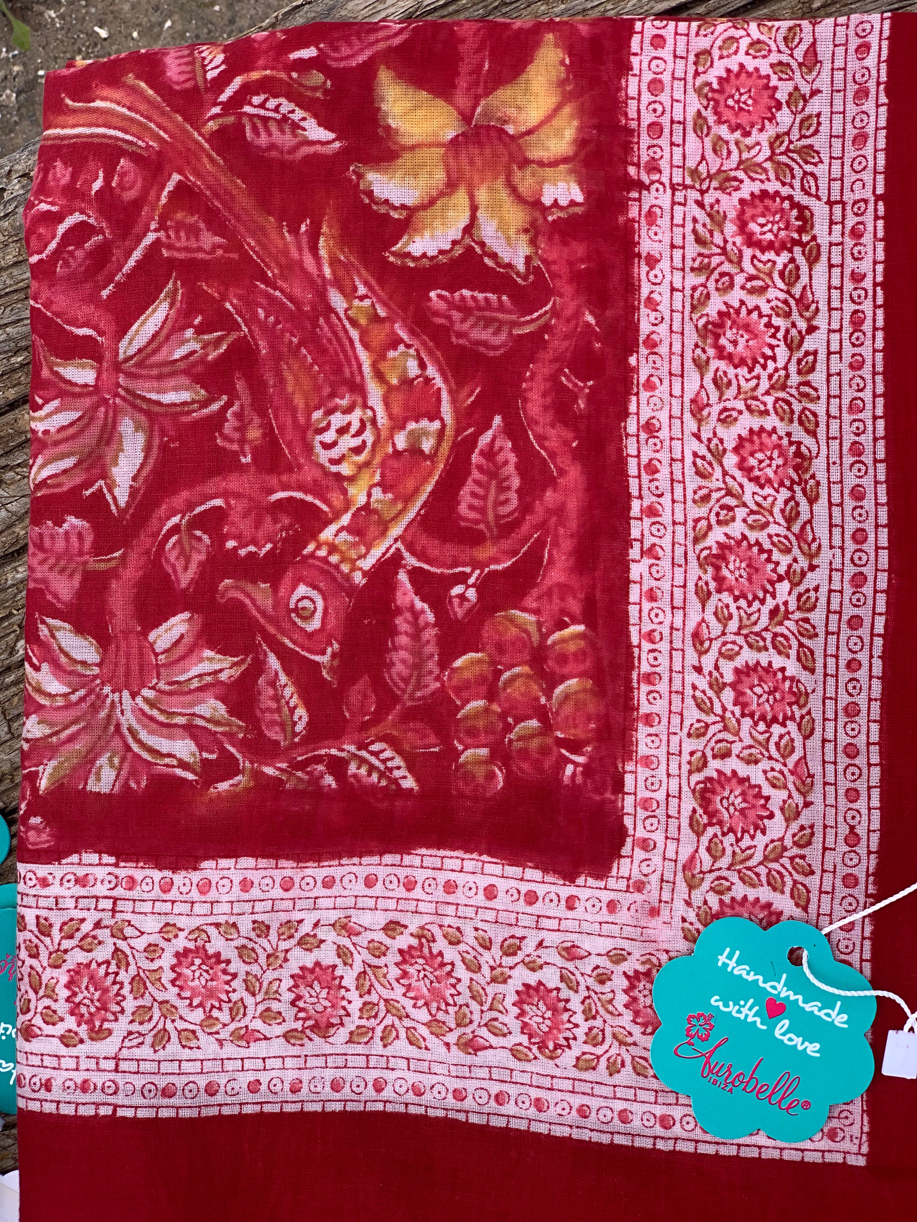Hand Block Printed Cotton Sarongs & Pareos - New Collection for Beach, Travel & Summer Fashion | Soft, Lightweight & Stylish Cover-Ups