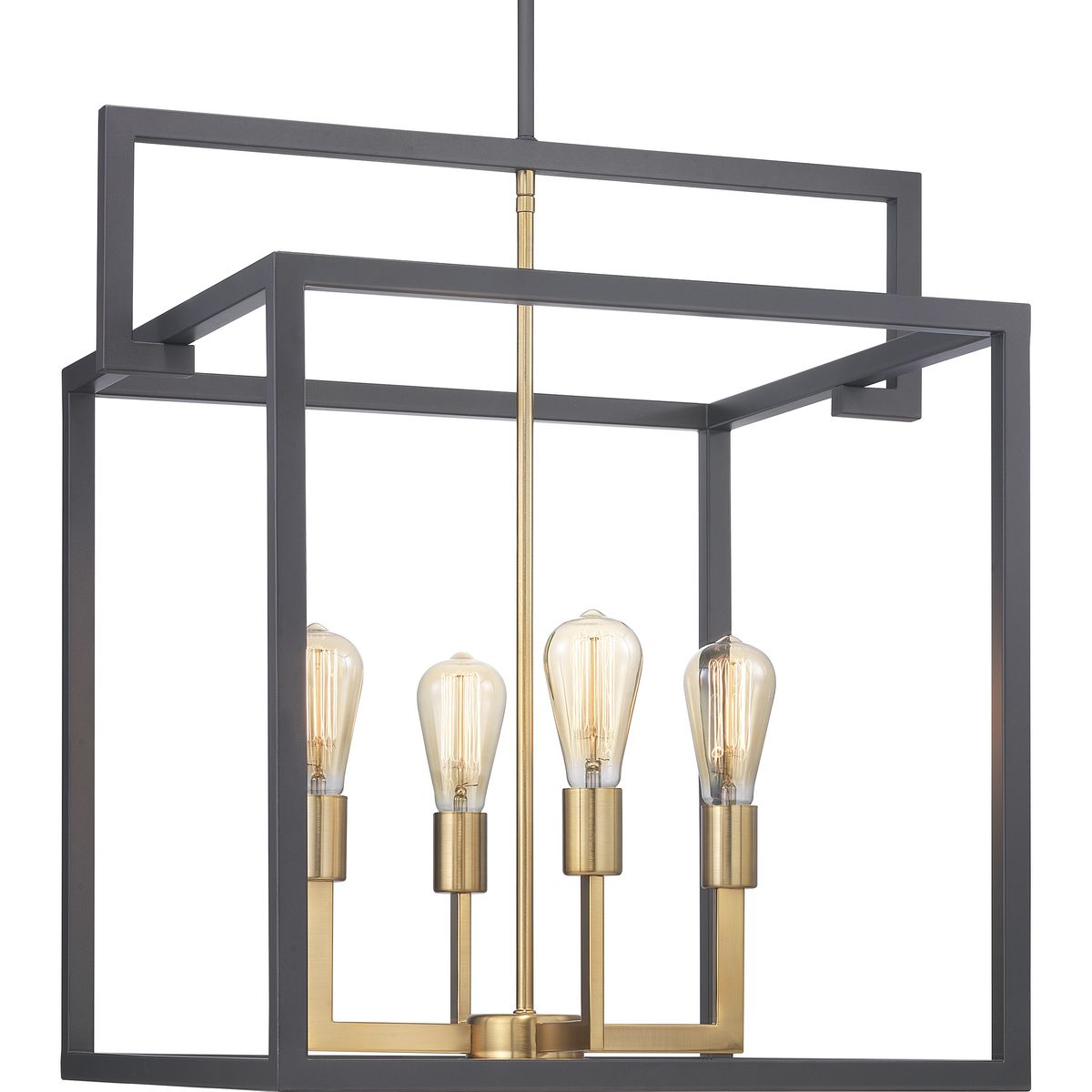 Blakely Collection 4-Light Pendant Chandelier - Modern Farmhouse Ceiling Light Fixture for Dining Room, Kitchen Island & Entryway