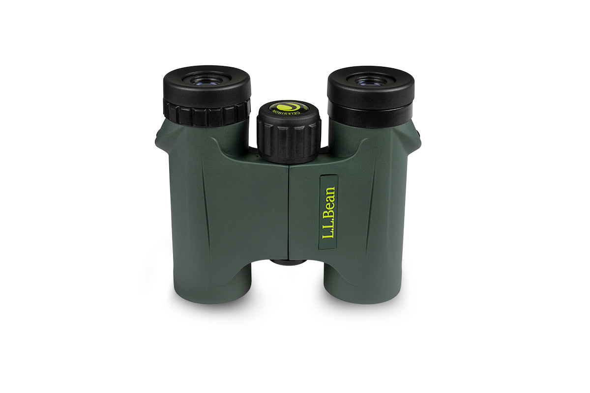 L.L. Bean Discovery 10x25 Compact Binoculars for Adults - Lightweight Green Outdoor Binoculars for Bird Watching, Hiking, Travel & Wildlife Observation