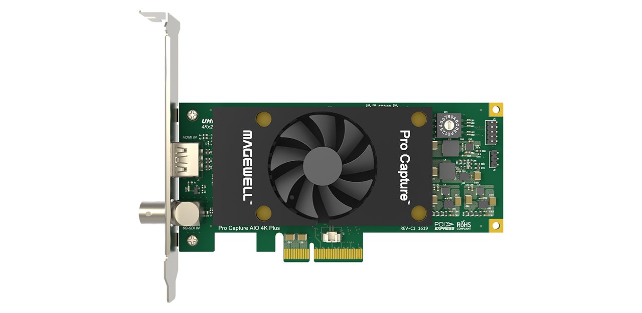 Magewell Pro Capture AIO 4K Plus HDMI Video Capture Card for Live Streaming, Gaming & Recording - 4K60 HDR USB 3.0 Capture Device for PC, Mac, PS5, Xbox Series X - Perfect for Content Creators & Gamers