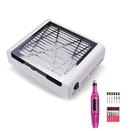 Portable Electric Nail Drill & Vacuum Cleaner for Salon & Home Use