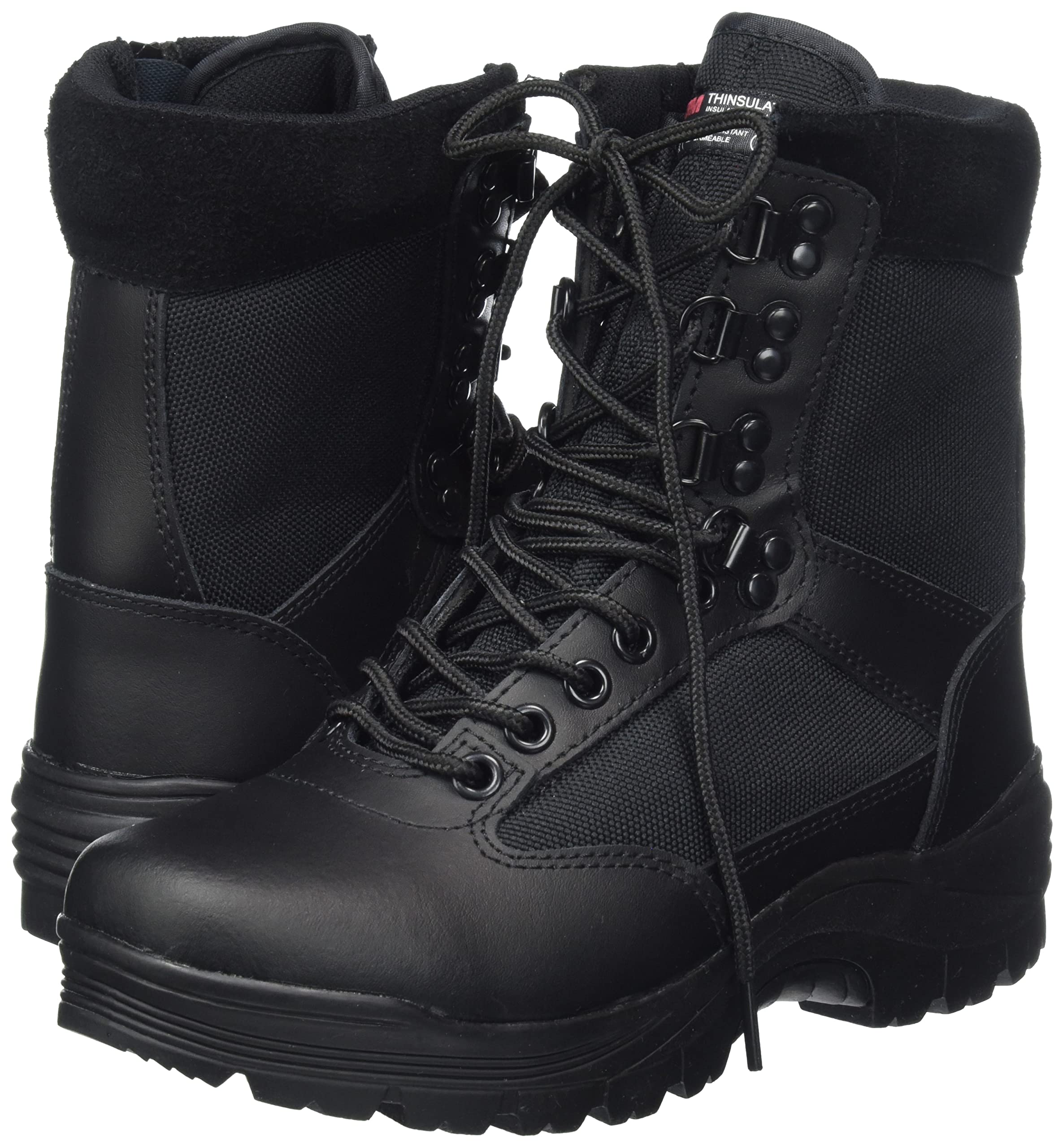 Mil-Tec Women's Vintage Style Hiking Boots - Waterproof Leather Outdoor Trekking Shoes for Hiking, Camping & Trail Walking