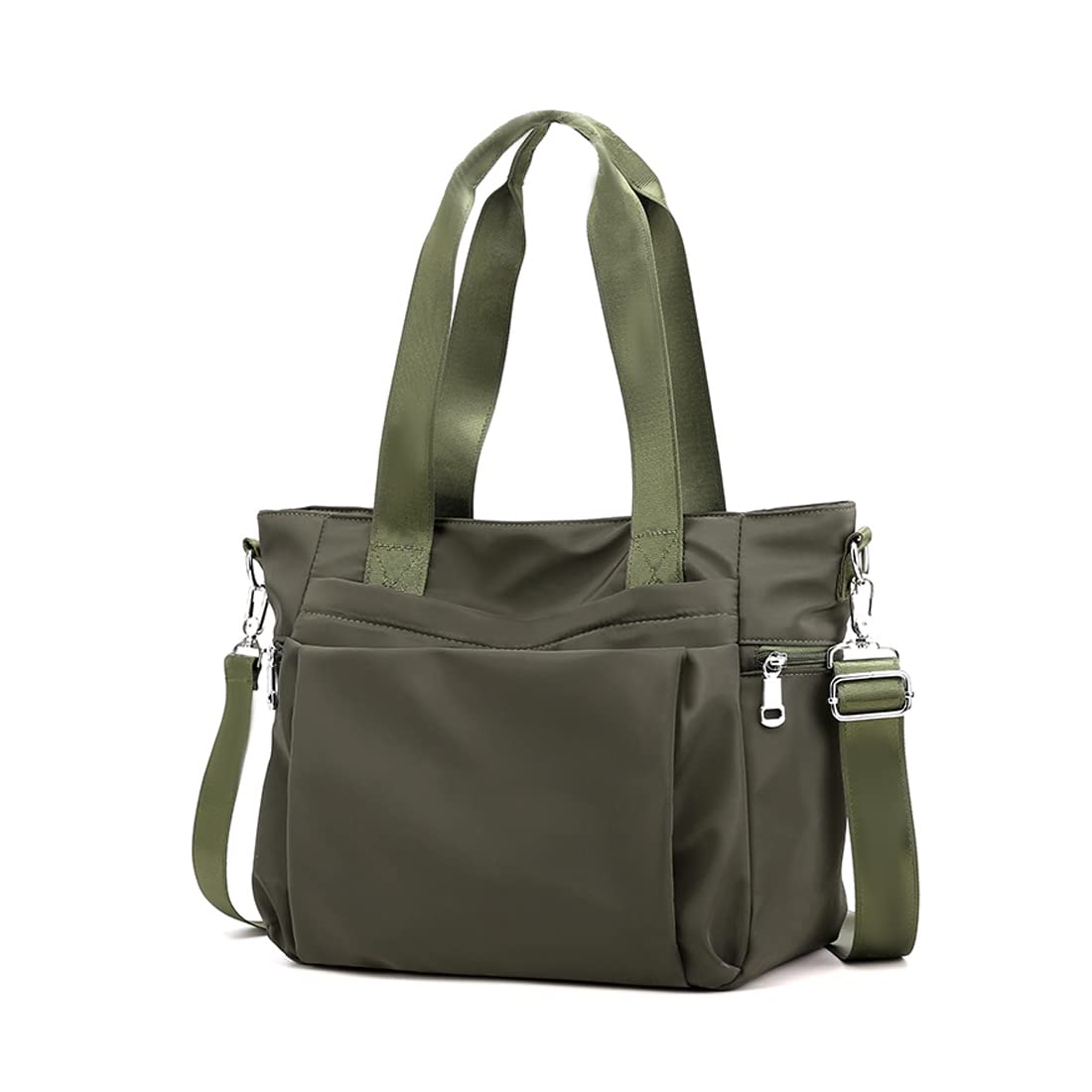 Waterproof Nylon Tote Bag for Women - Lightweight Travel & Work Shoulder Bag