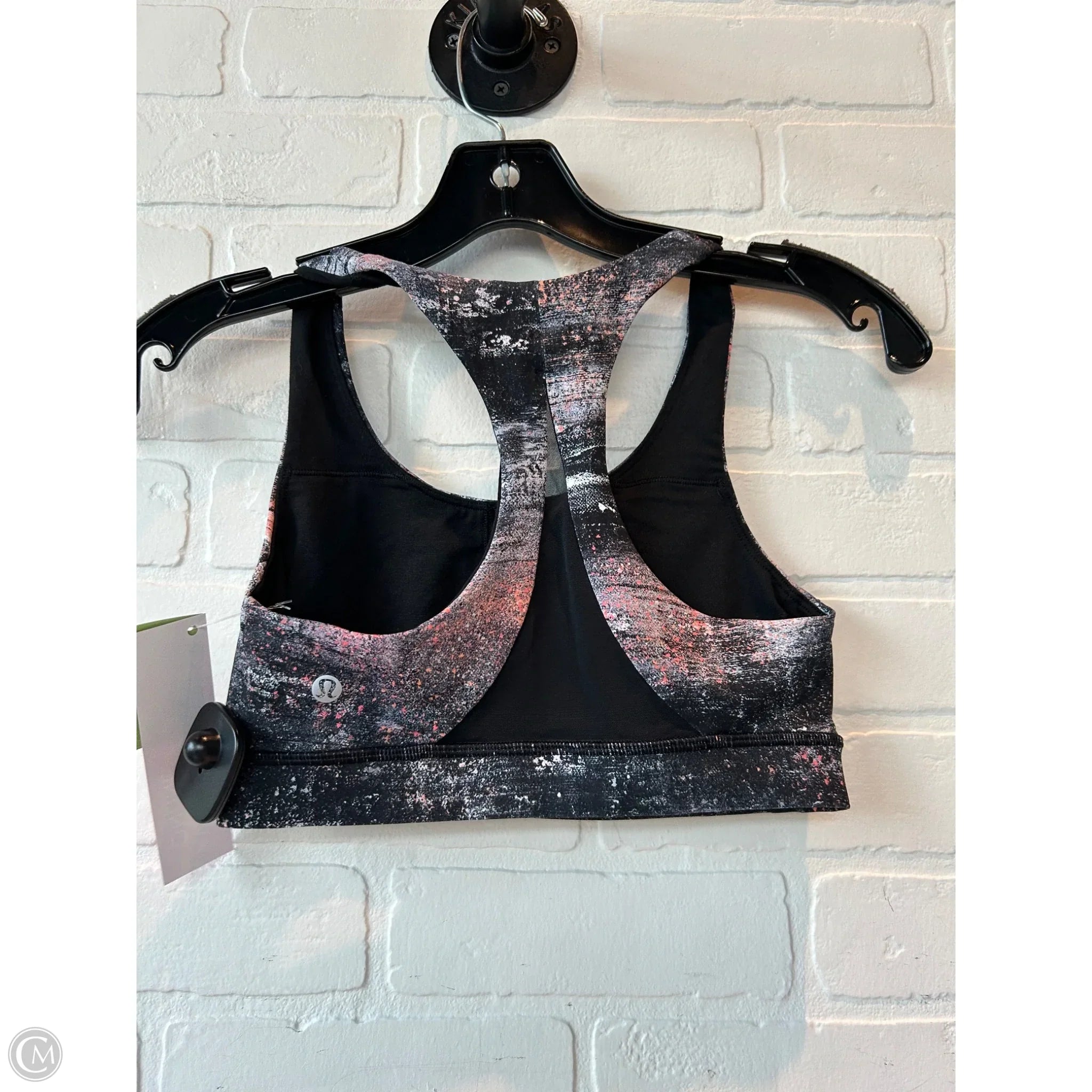 Lululemon Women's Athletic Sports Bra - Black & Grey, Size S - Perfect for Yoga, Running & Gym Workouts