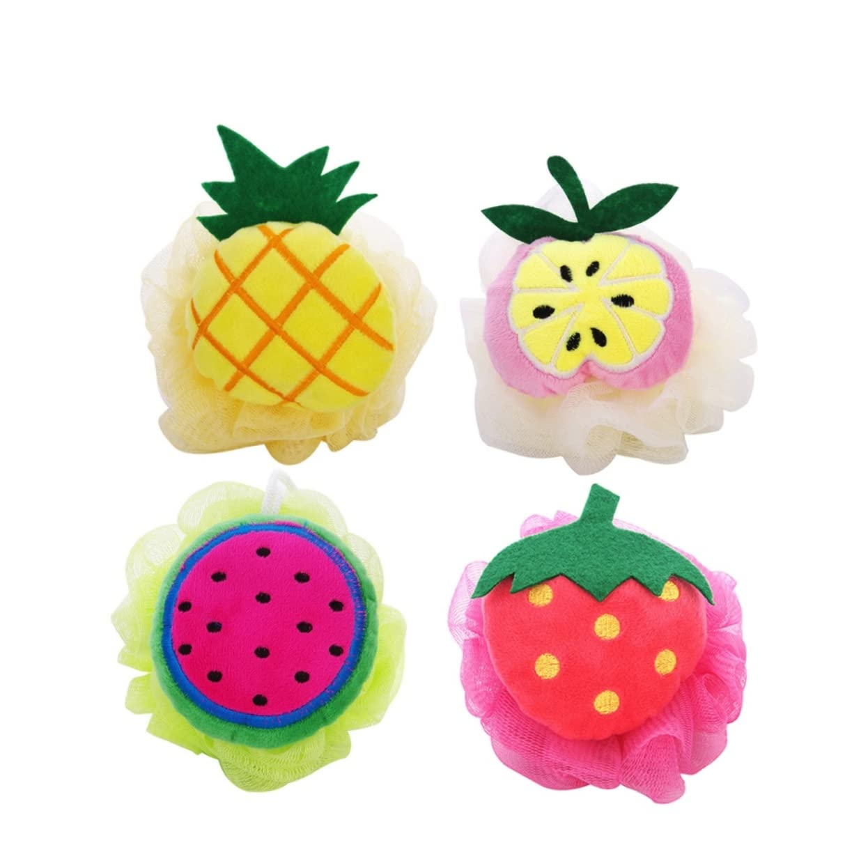 DOITOOL 8-Pack Exfoliating Shower Gloves & Body Scrub Sponges - Large Loofah Bath Ball for Deep Cleansing, Dead Skin Removal - Perfect for Spa, Home Bath & Gift Sets