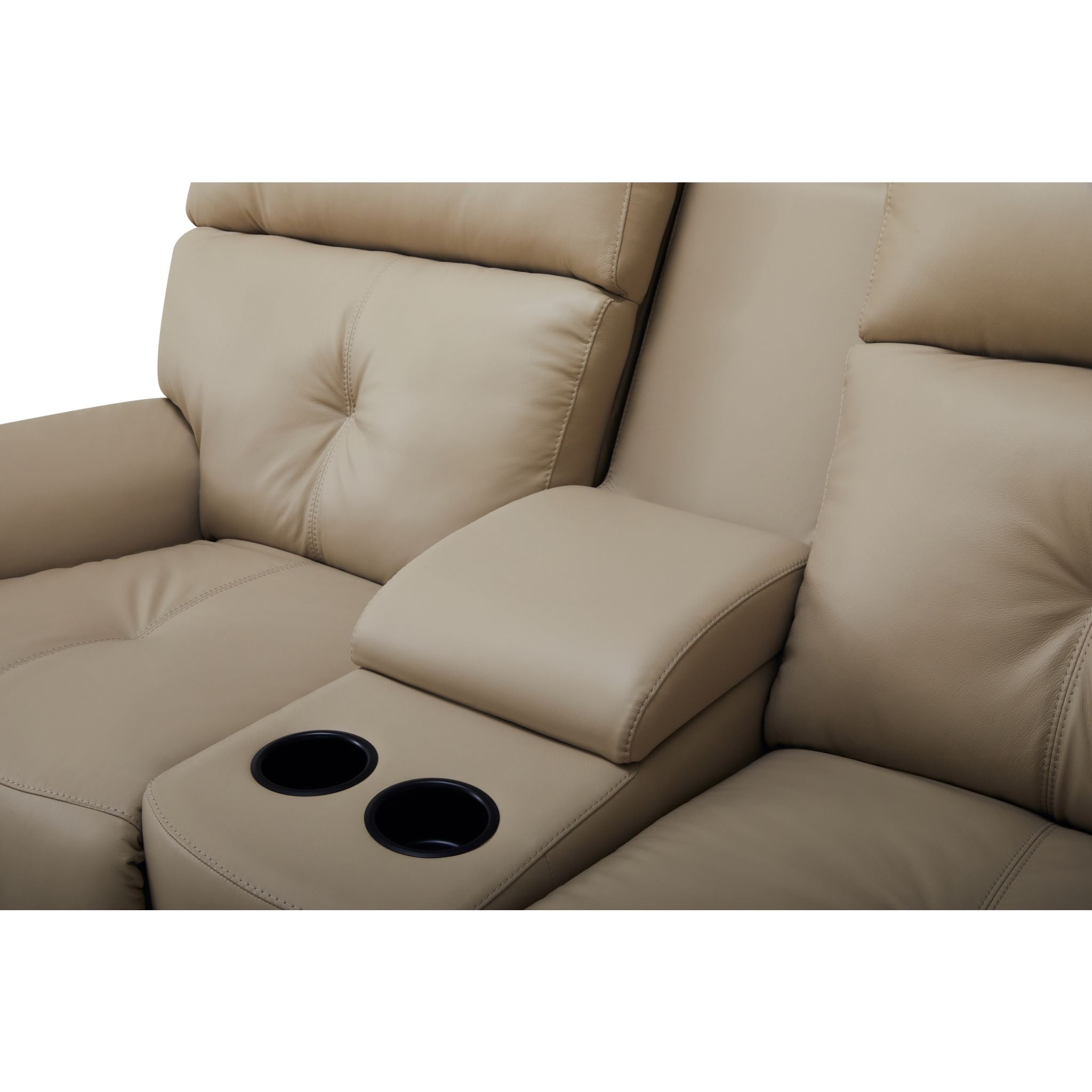 Aedon Power Reclining Loveseat with Adjustable Headrest & Lumbar Support - Modern Comfort for Living Room, Home Theater & Small Spaces - Bali Harvest Collection