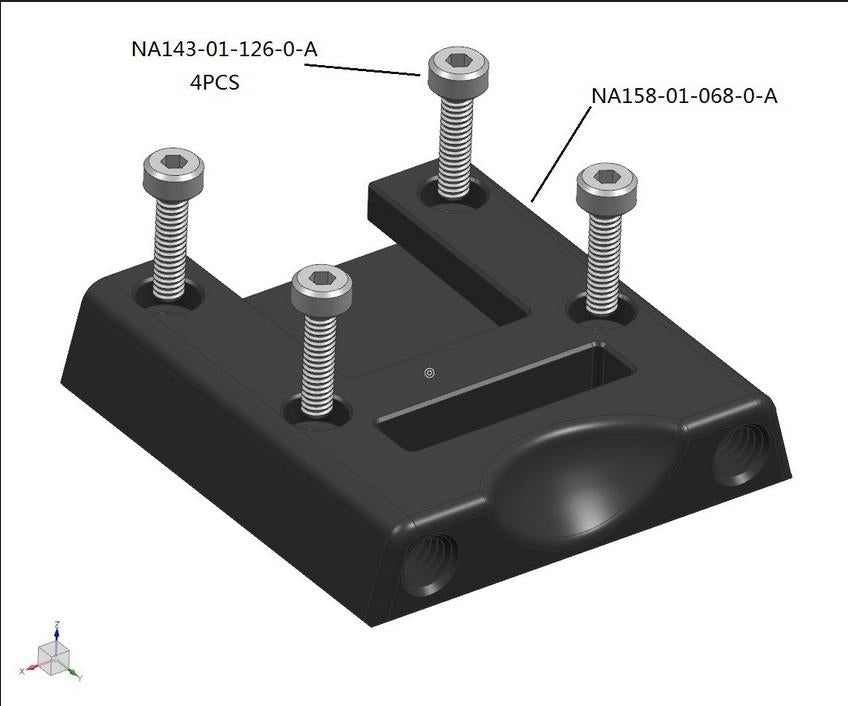 Cold Shoe Mount Adapter for Camera Flash - NA158 01 068 0 A - Perfect for DSLR Photography, Videography & Studio Lighting