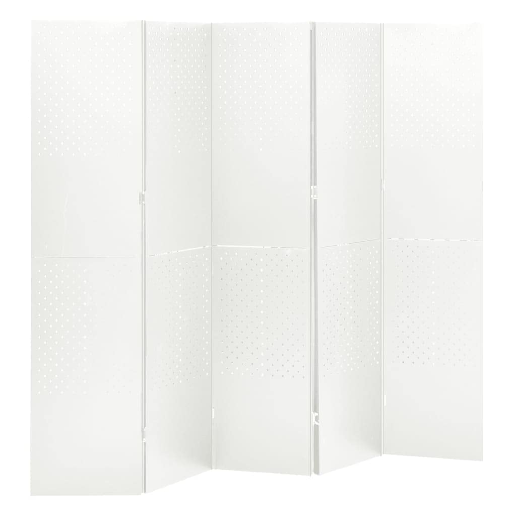 VidaXL 5-Panel Folding Room Divider Screen - 78.7