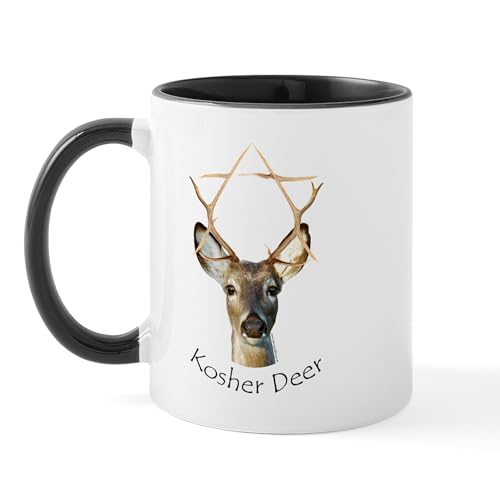 White/Black Inside - Kosher Deer Mug