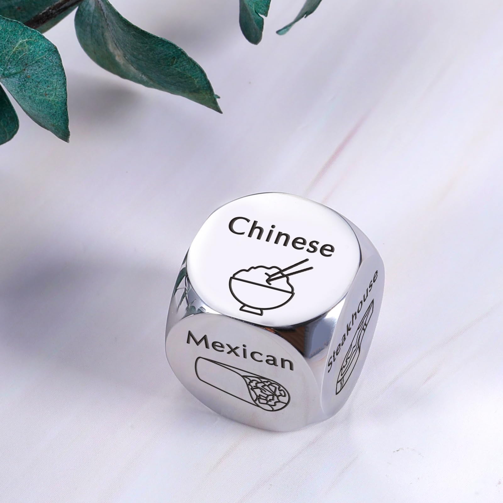 Valentine's Day Gifts for Him & Her - Romantic Anniversary Food Dice Game for Couples, Boyfriend & Girlfriend Presents - Perfect Wedding, Birthday Gift for Husband, Wife, Men & Women | Fun Date Night Activity & Couples Game Night