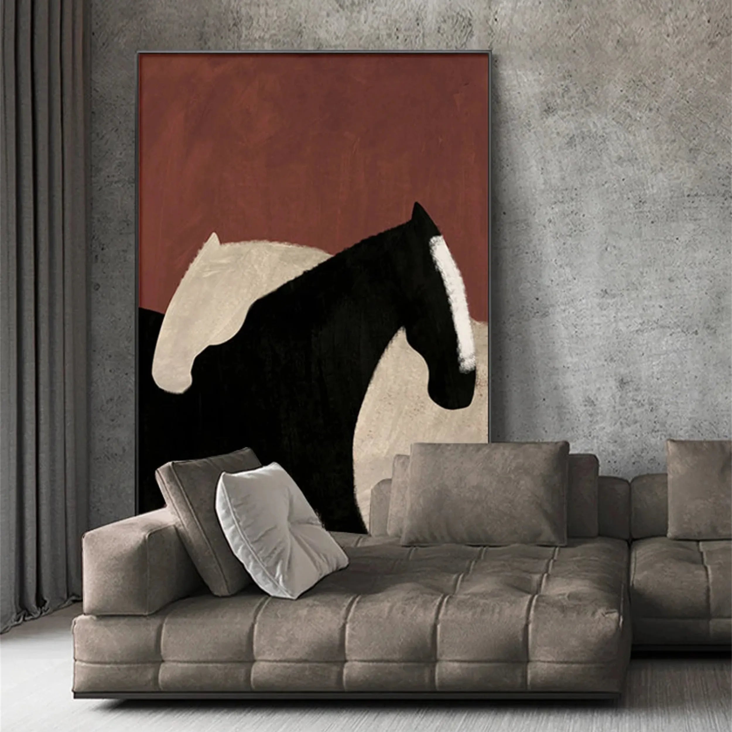 Animal Art Painting #AP005 - Handmade Canvas Wall Decor for Living Room, Bedroom & Office - Wildlife & Nature Inspired Home Decor