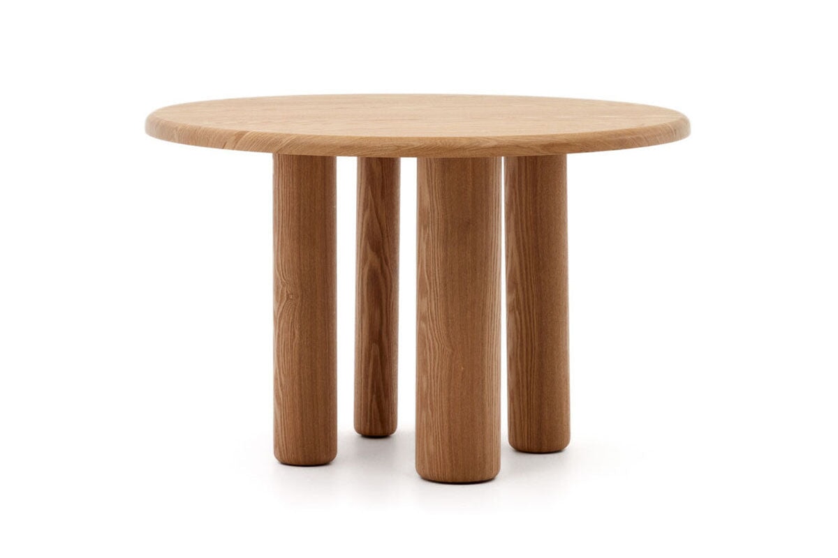 Como Maylen Cafe or Breakout Round Table - 47.2 Inch (1200mm) Modern Dining Table for Kitchen, Restaurant & Office Meetings - Perfect for Small Spaces & Collaborative Work Areas