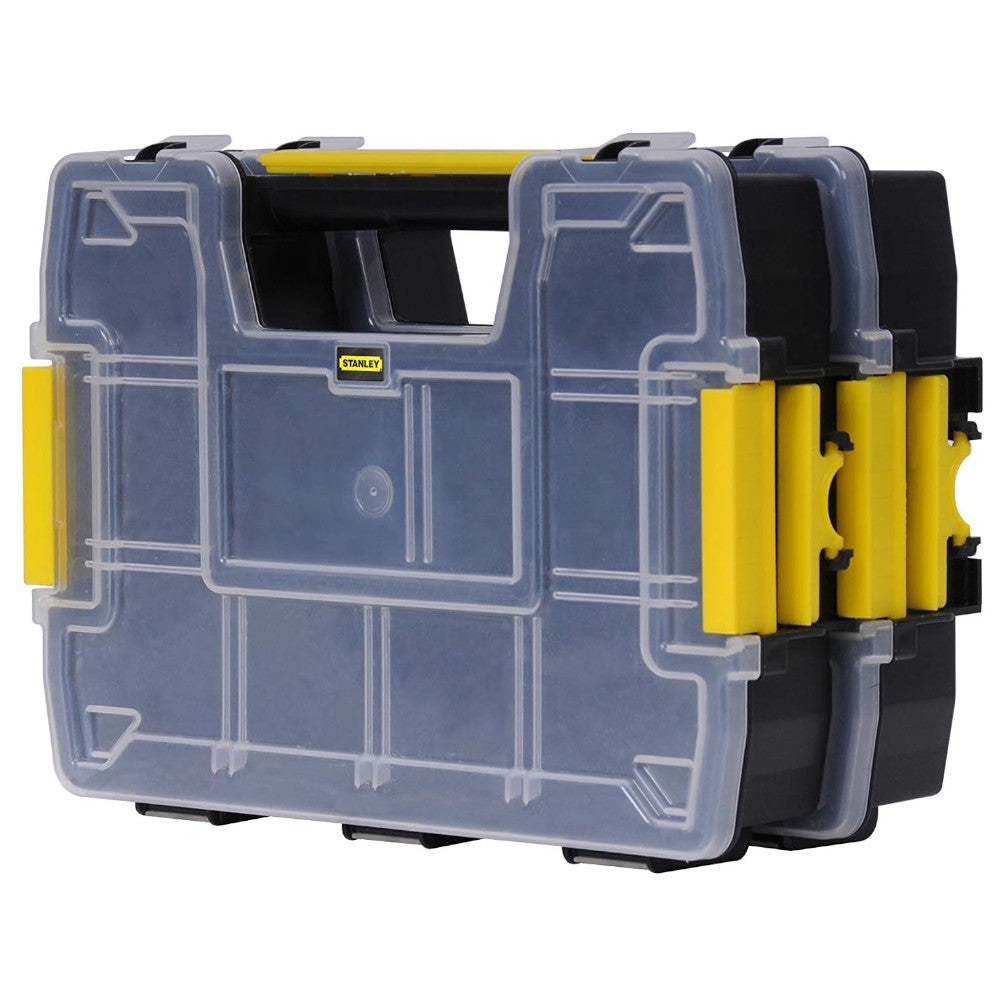 STANLEY STST60961 SortMaster Junior Double Organizer - 2-Tier Storage Box for Kids' Toys, School Supplies & Craft Organization - Perfect for Home, Classroom & Office Use