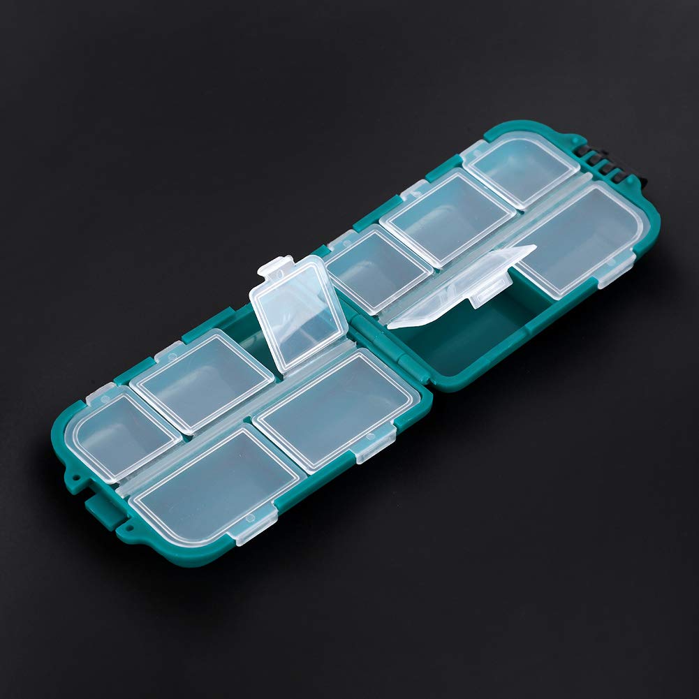 Alvinlite Double Layer Fishing Tackle Box - Waterproof Bait & Hook Storage Case for Lures, Fishing Accessories - Perfect for Freshwater & Saltwater Fishing Trips, Boat & Shore Angling